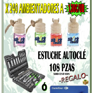 PROMO 240 AMBIENTADORES + REGALO