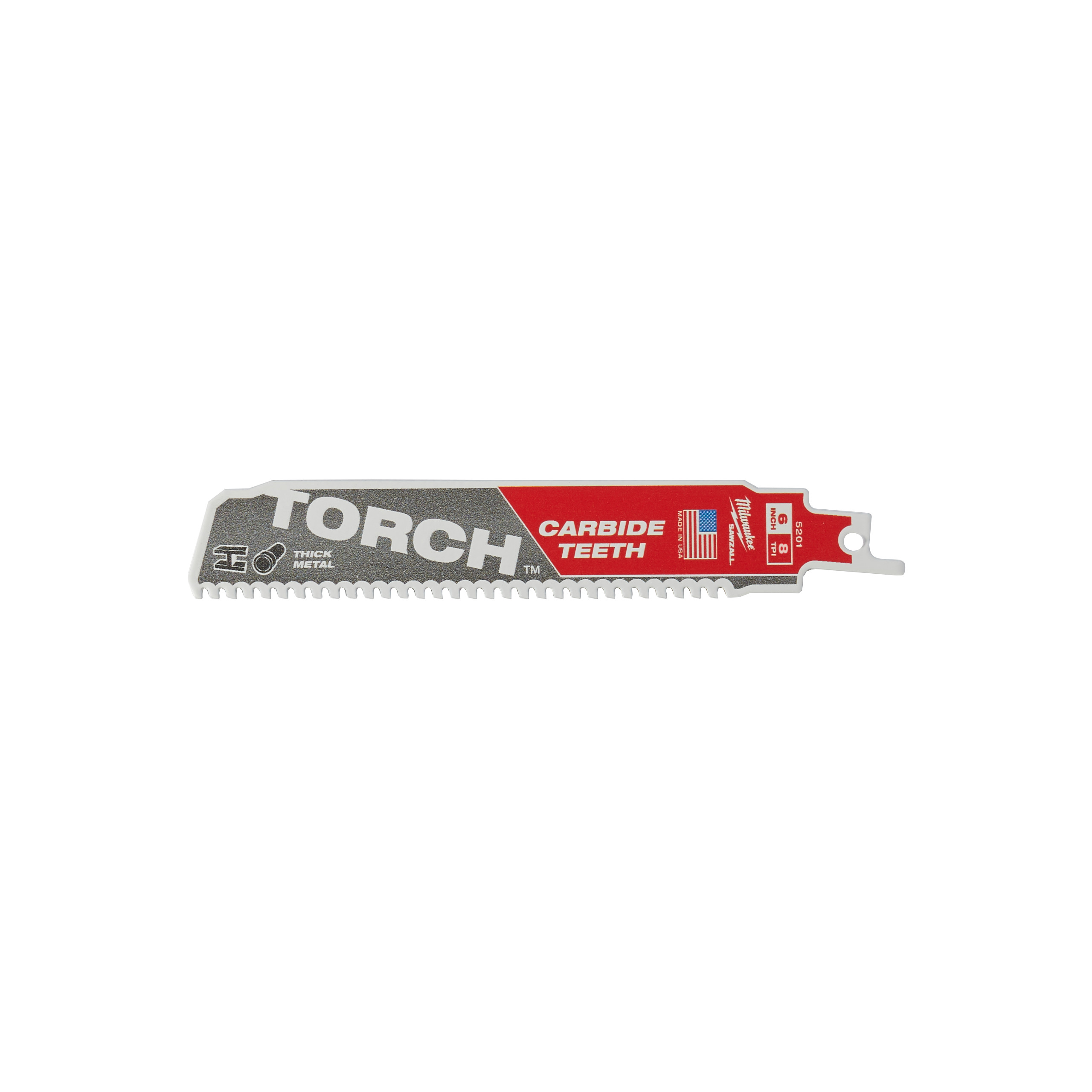 Hoja Sable THE TORCH™ Carbide 150mm 8Tpi - 5uds
