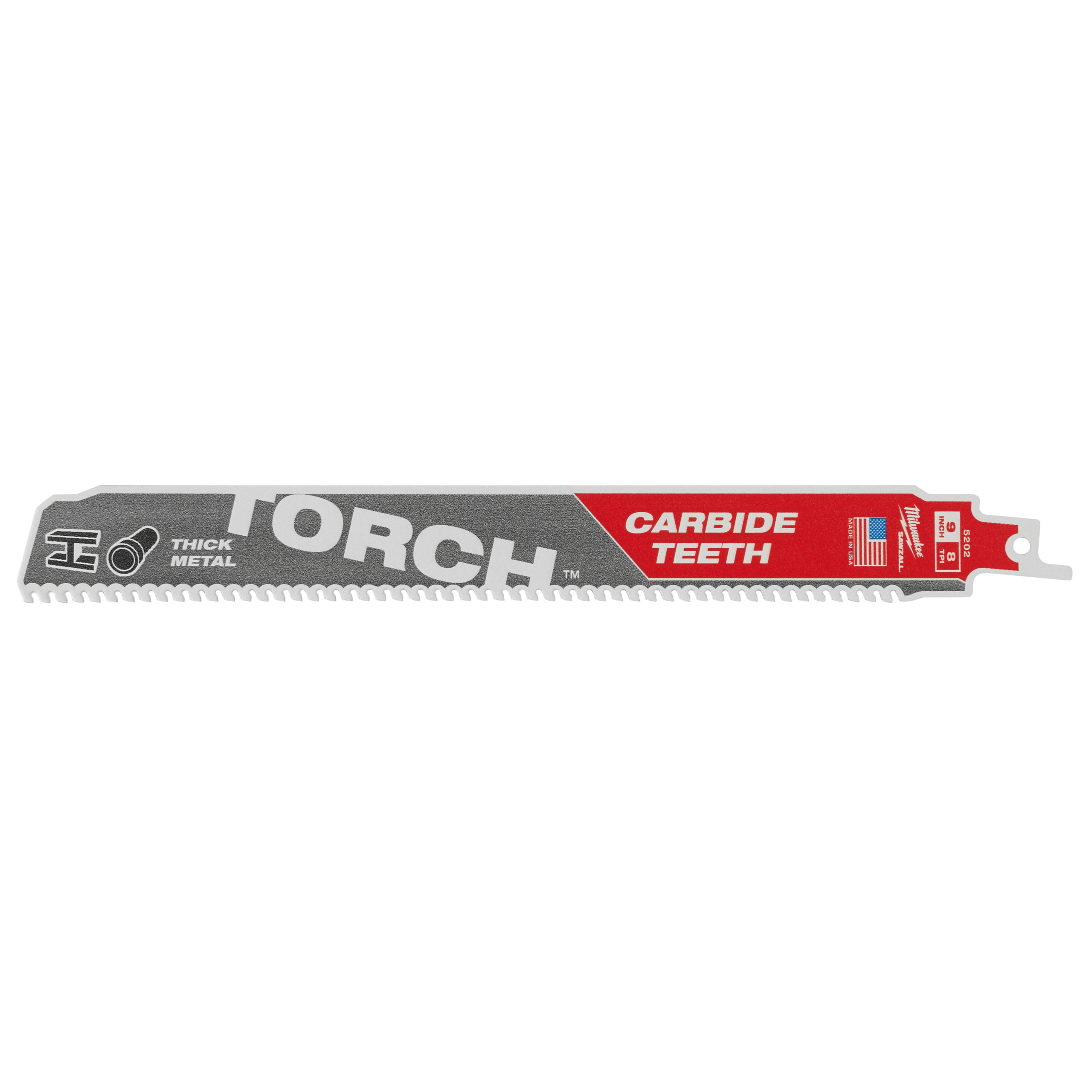 Hoja Sable THE TORCH™ Carbide 230mm 8Tpi - 5uds
