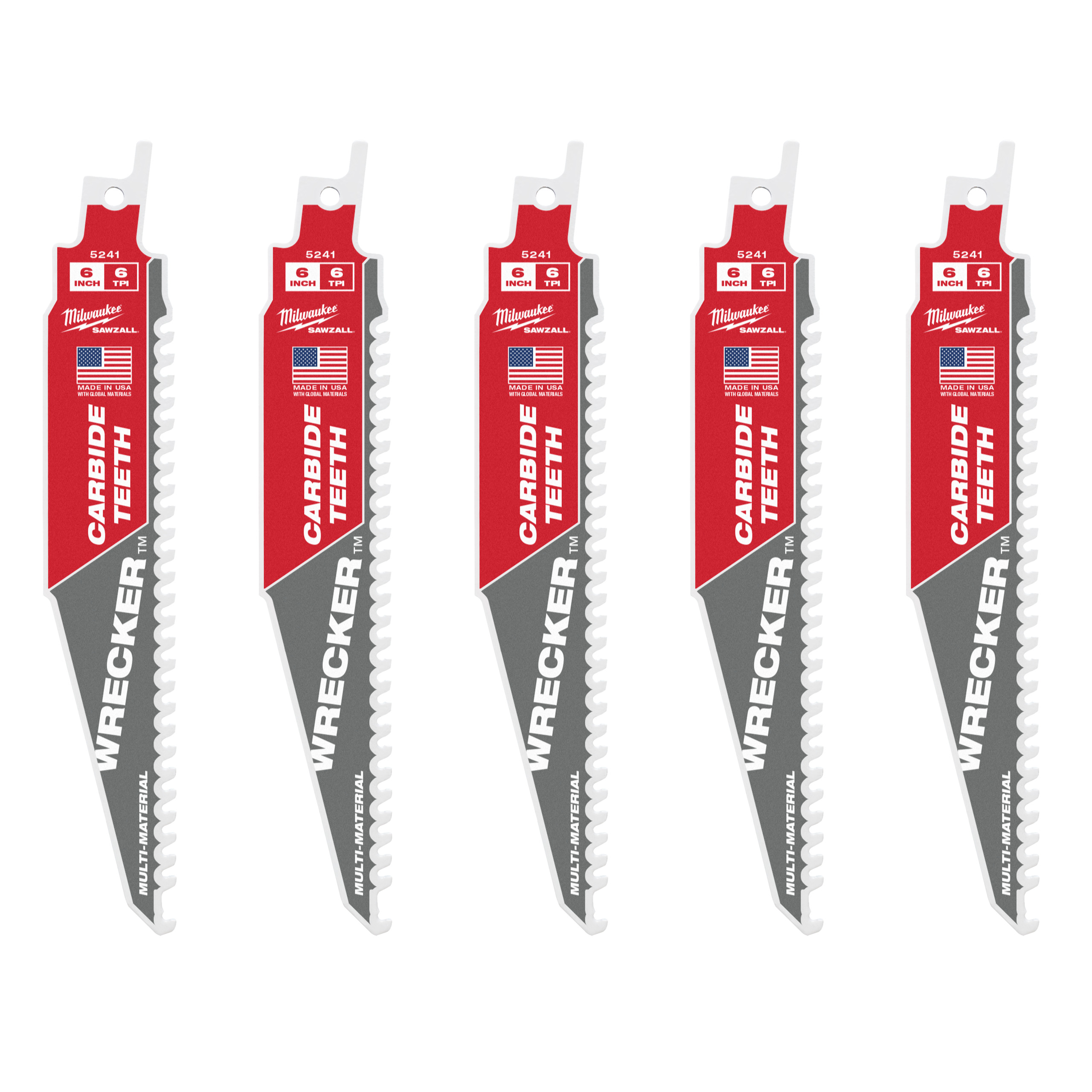 Hoja THE WRECKER™ Carbide 300mm 6Tpi - 5ud
