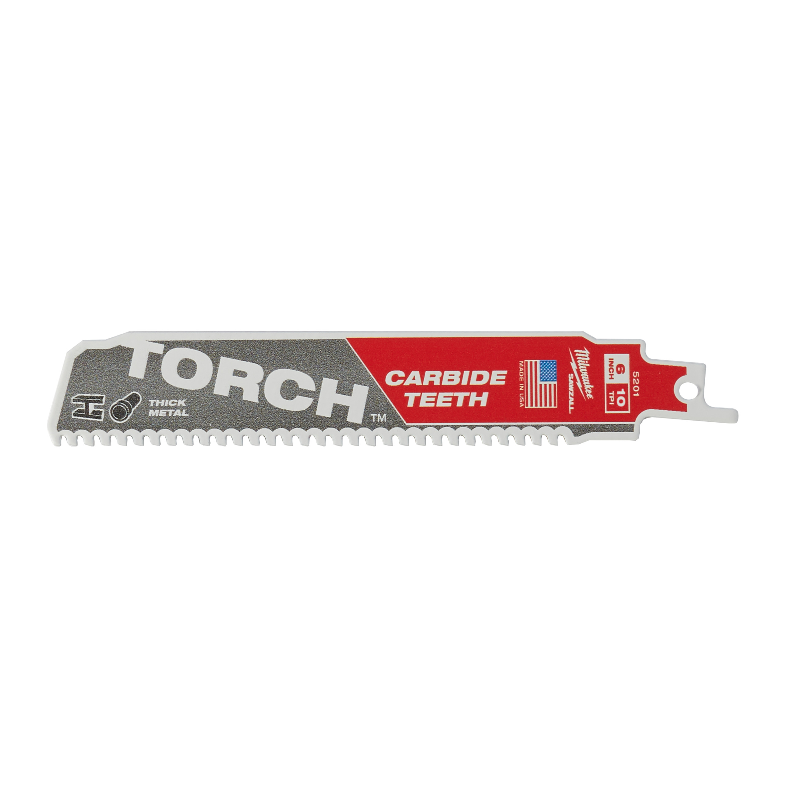 Hoja Sable THE TORCH™ Carbide 150mm 10Tpi - 5uds