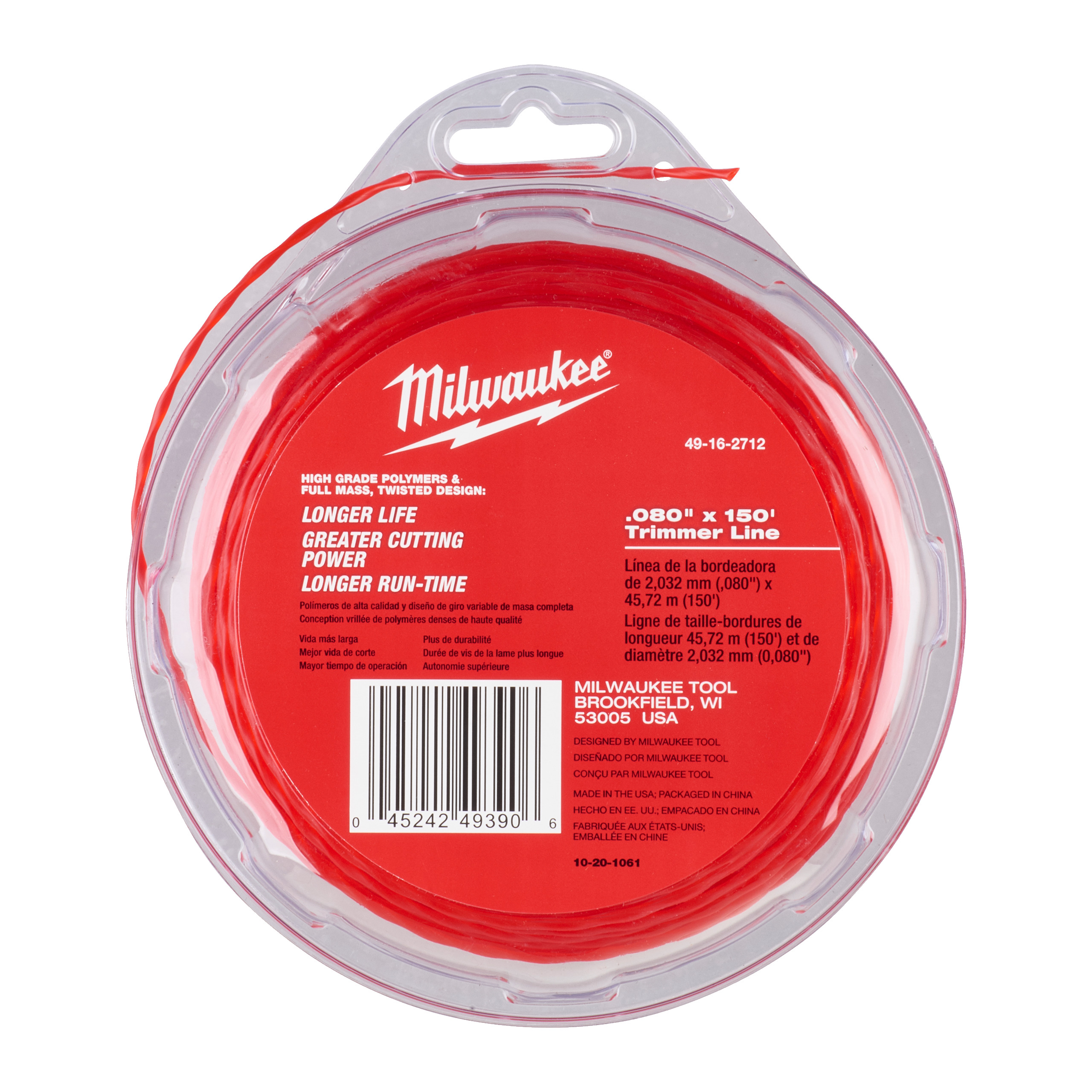 Hilo de nailon de 2mm x 45m