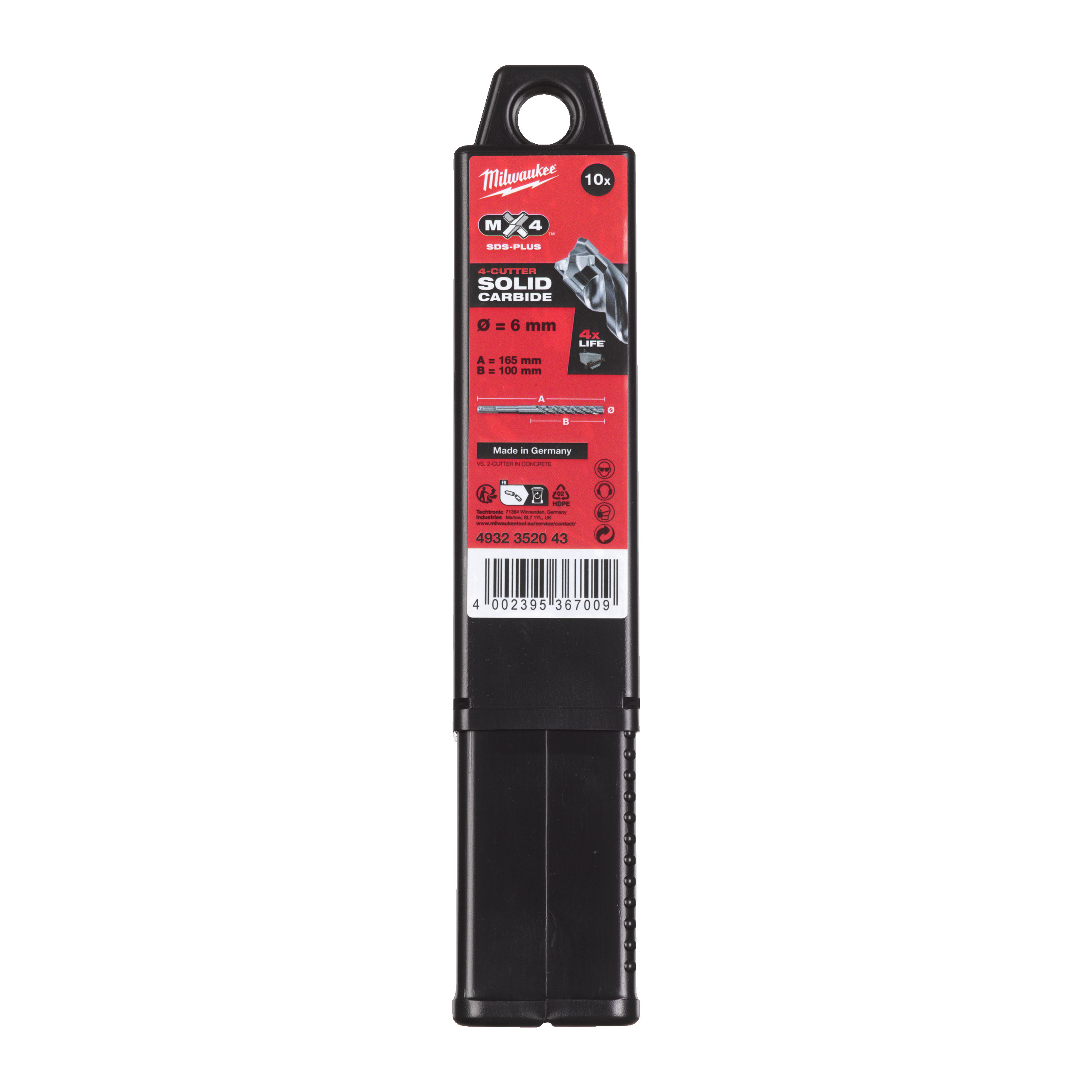 Brocas SDS-Plus MX4™ - 4 cortes