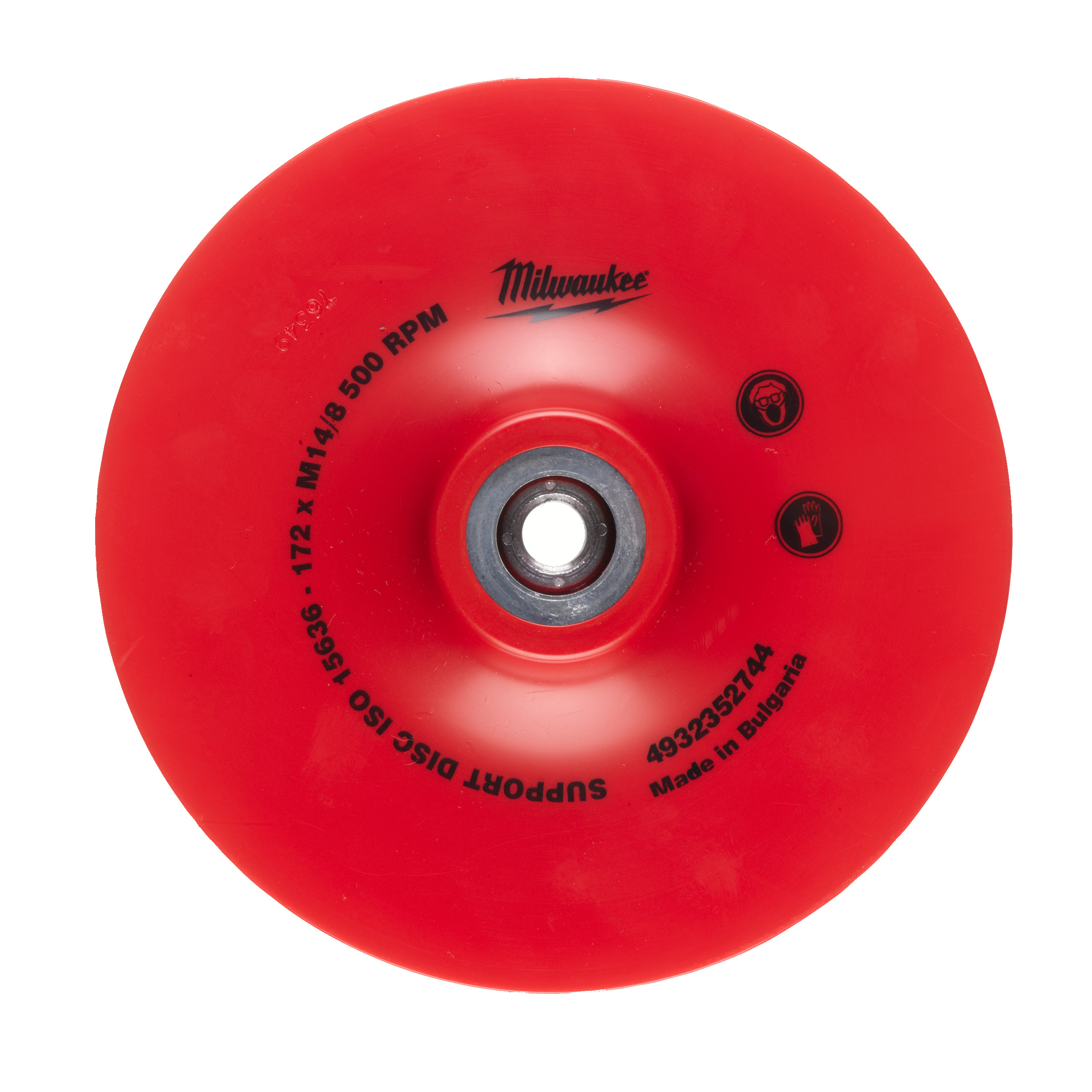 Plato flexible. Añadir la tuerca M14 (4932345627) para todas las amoladoras.