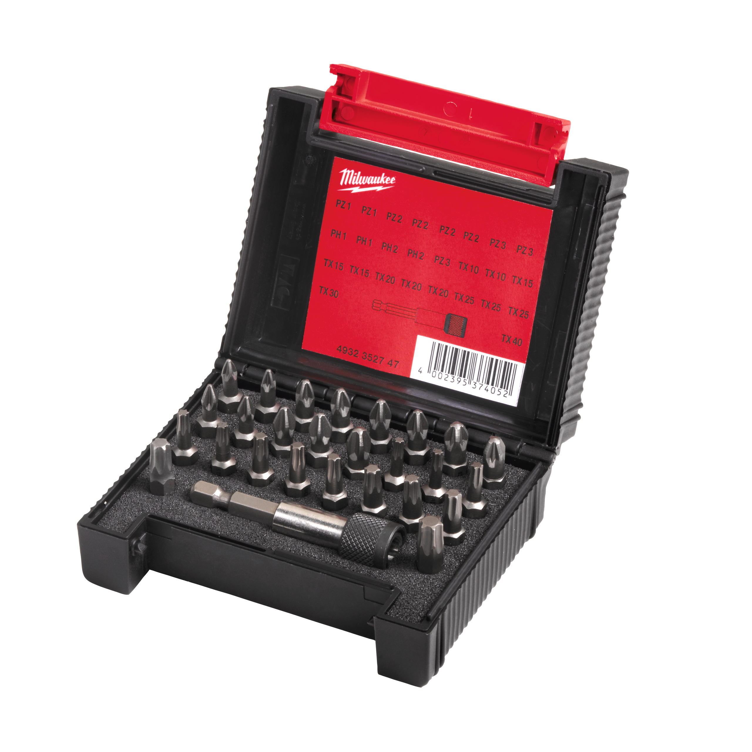 Estuche de puntas compacto de 27 piezas