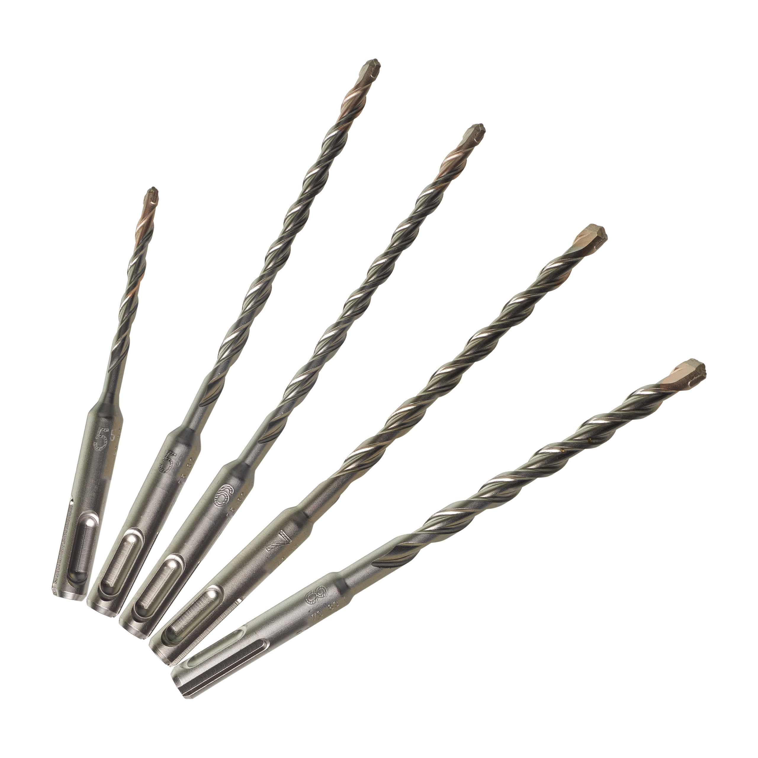 Estuche de plástico con 5 brocas SDS-Plus M2™