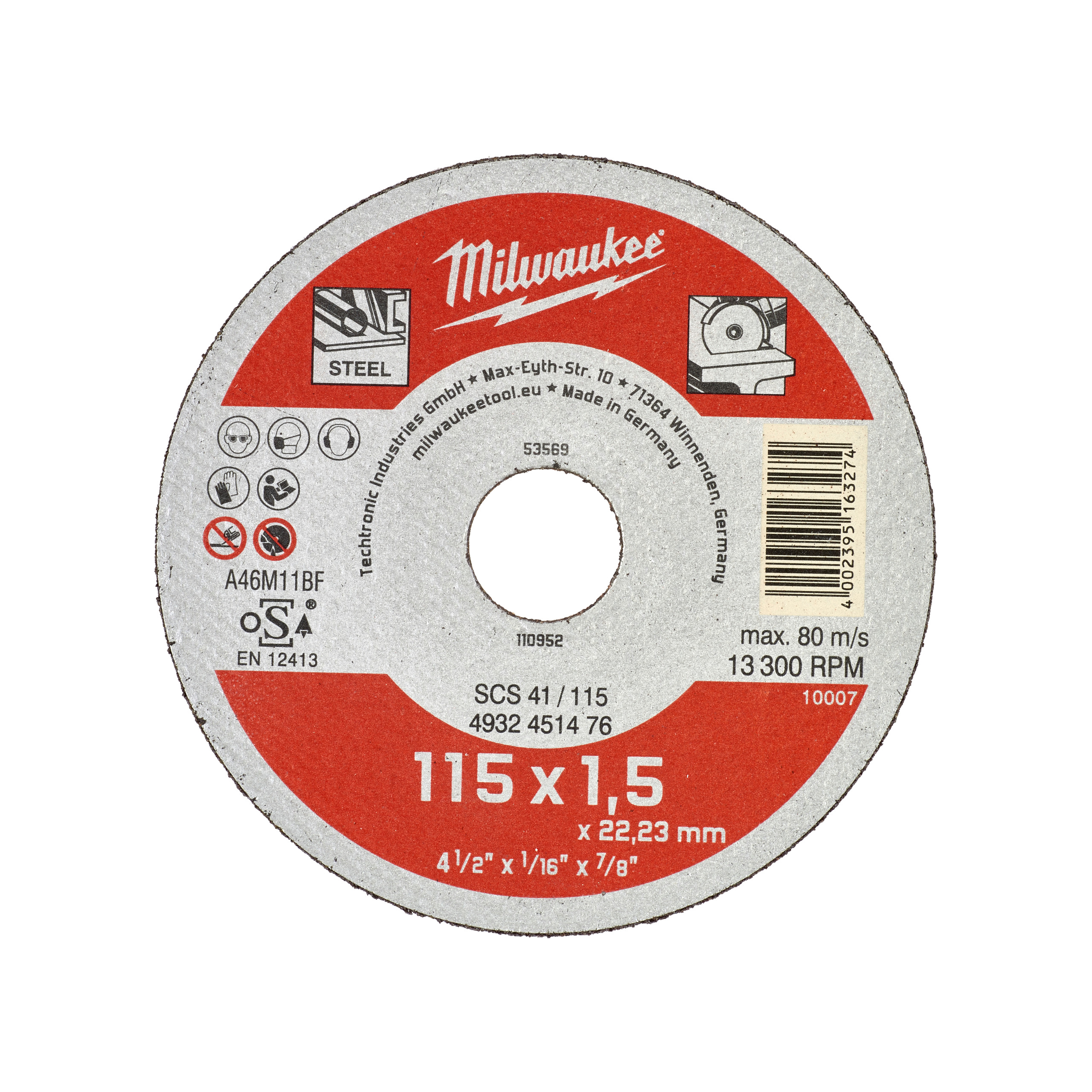 Discos finos de corte para metal Contractor