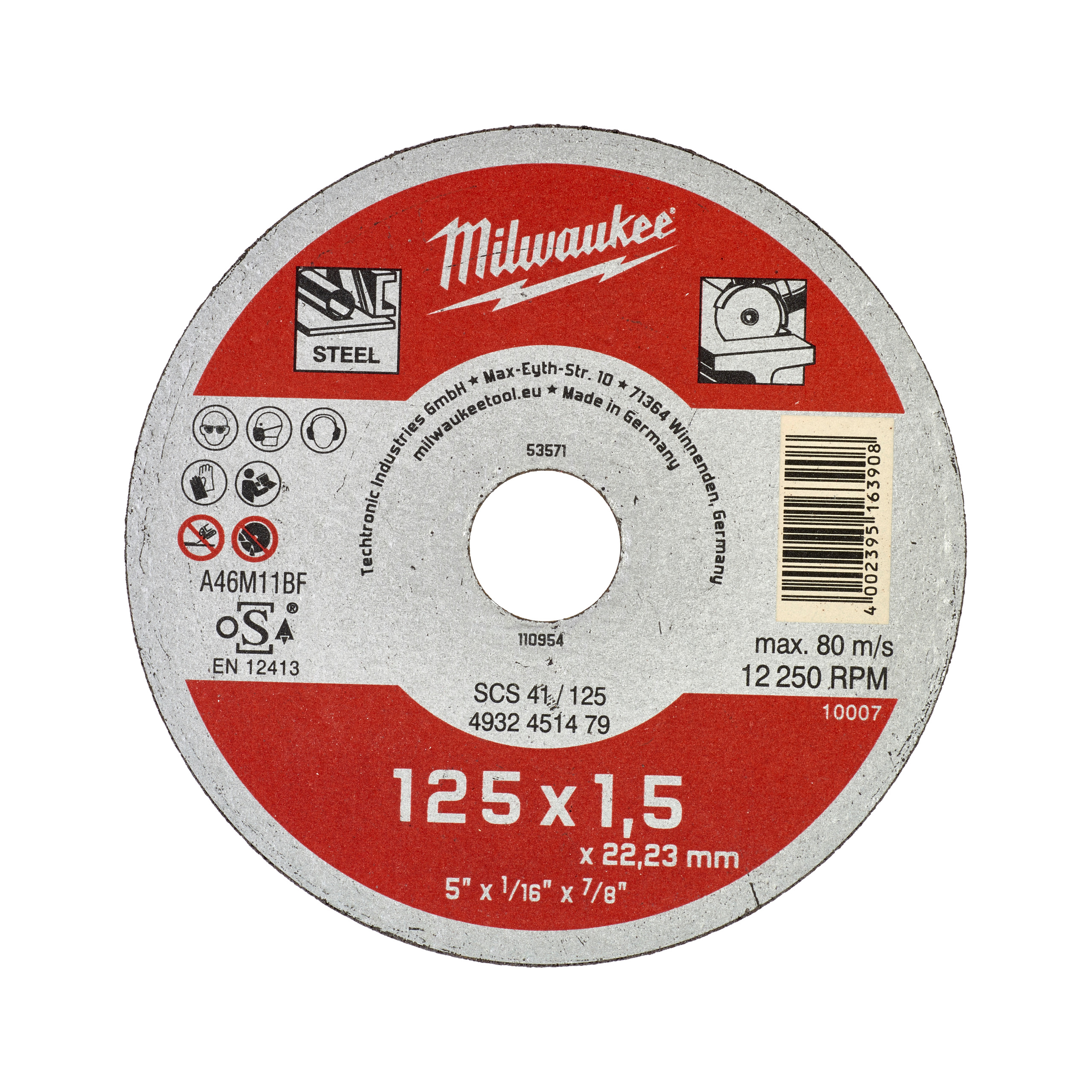 Discos finos de corte para metal Contractor