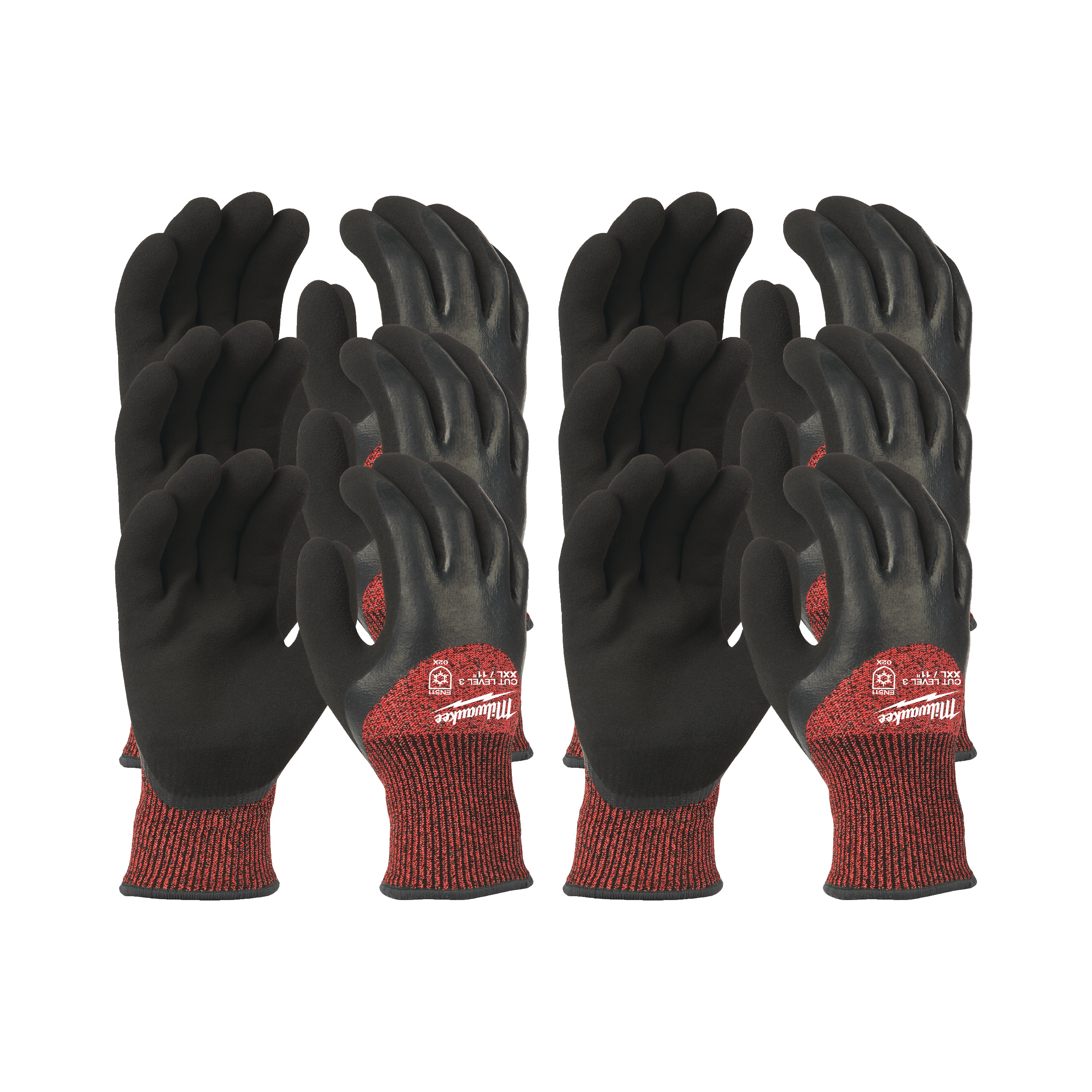 Guantes de invierno anticorte Nivel 3/C - XXL/11 - pack de 12 pares