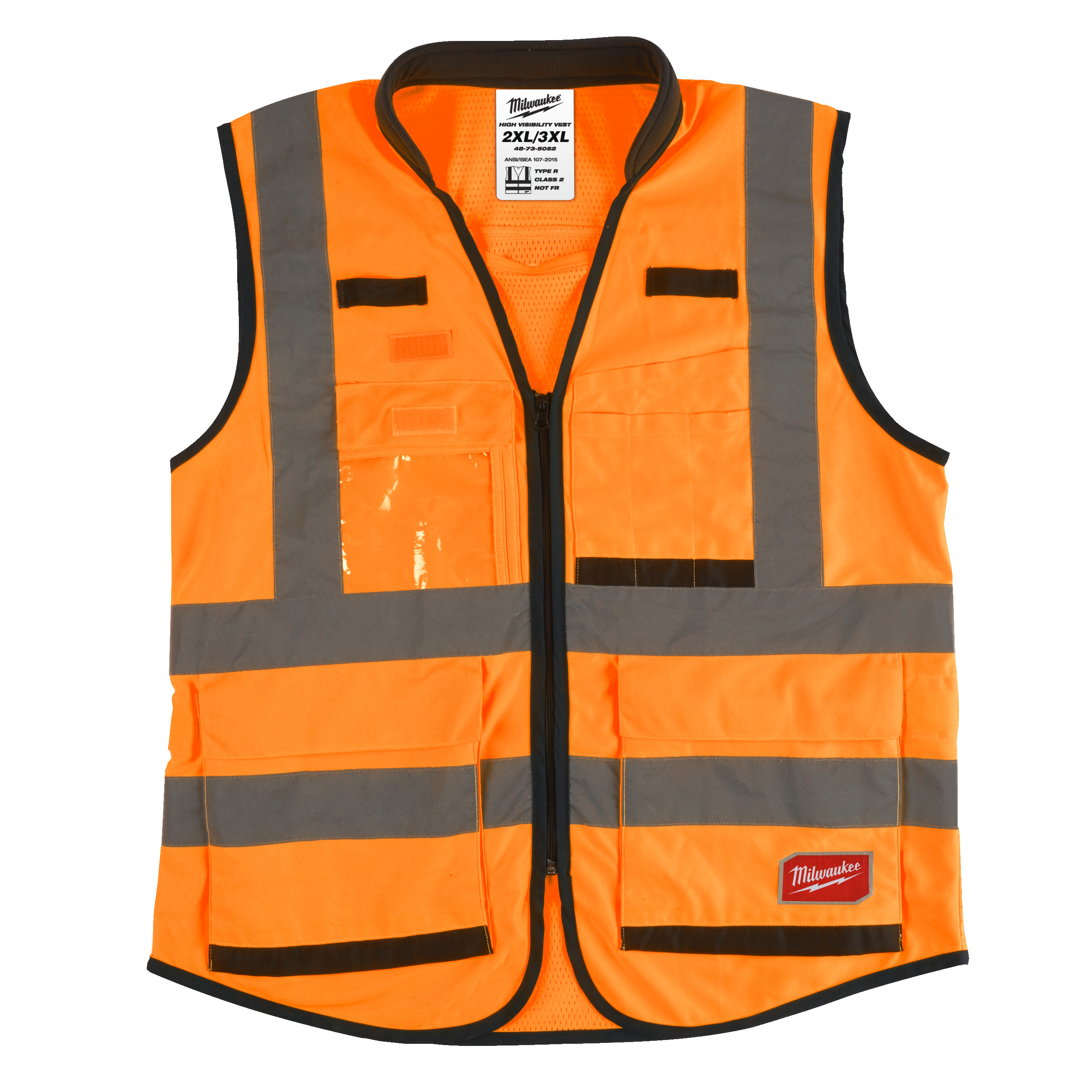 Chaleco alta visibilidad premium naranja - 2XL/3XL