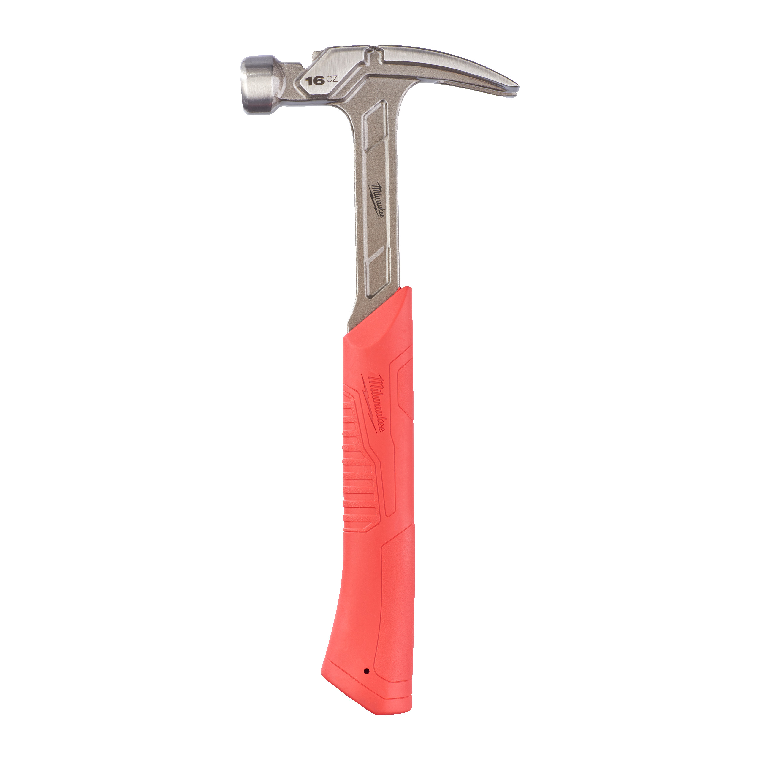 Martillo de uñas rectas y mango de acero 450g