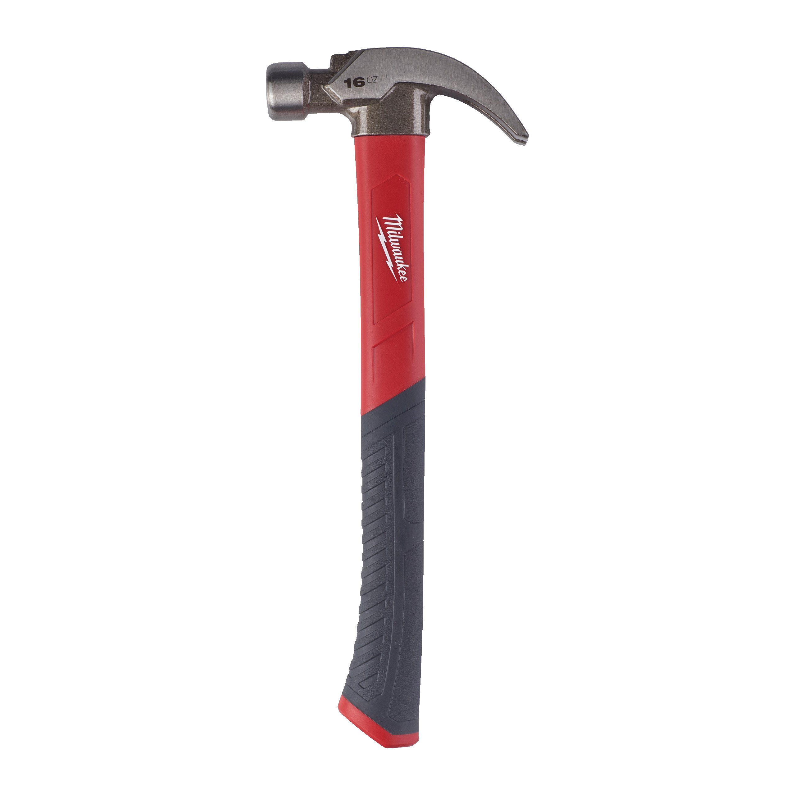 Martillo de uñas curvas y mango de fibra de vidrio de 450g