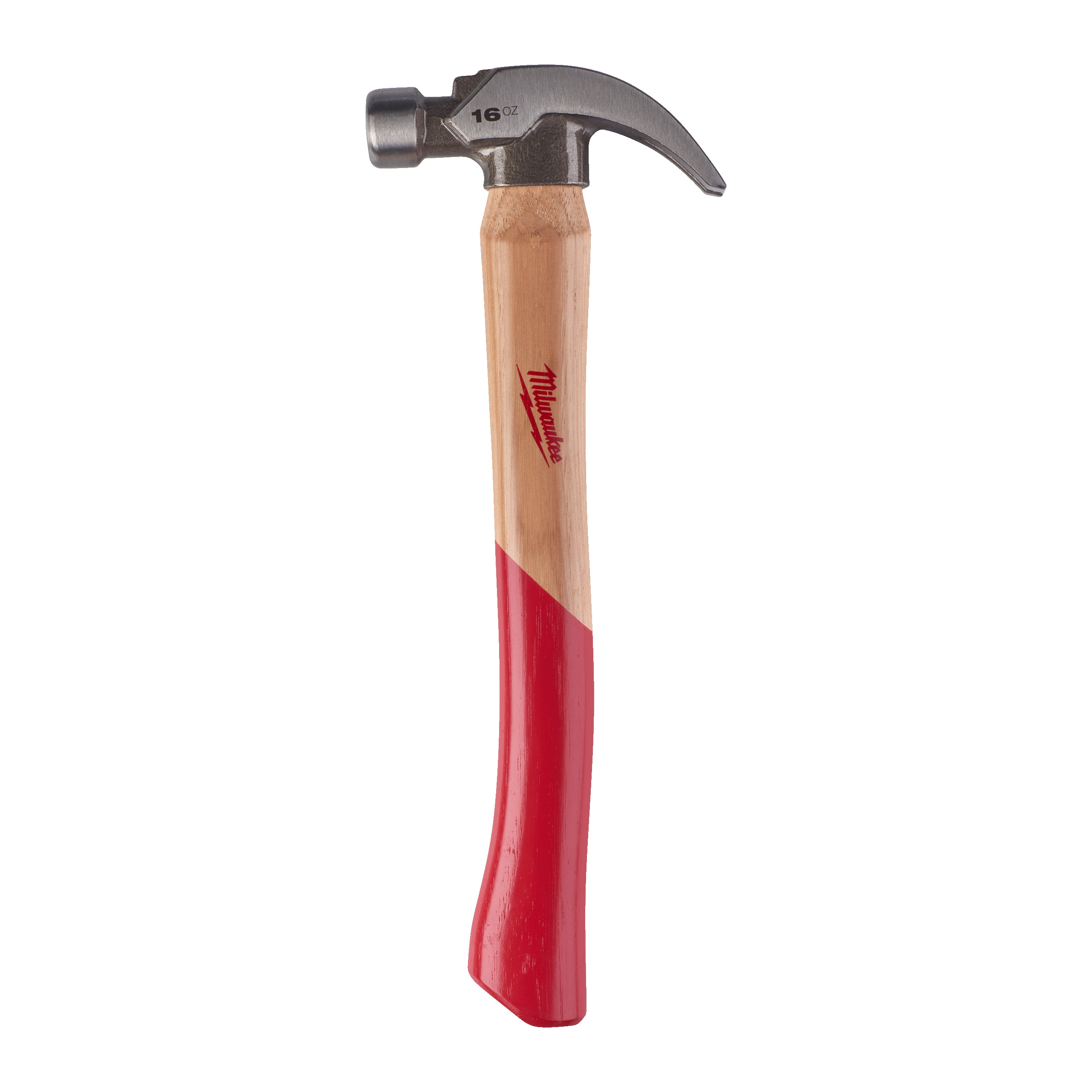 Martillo de uñas curvas y mango de nogal de 450g