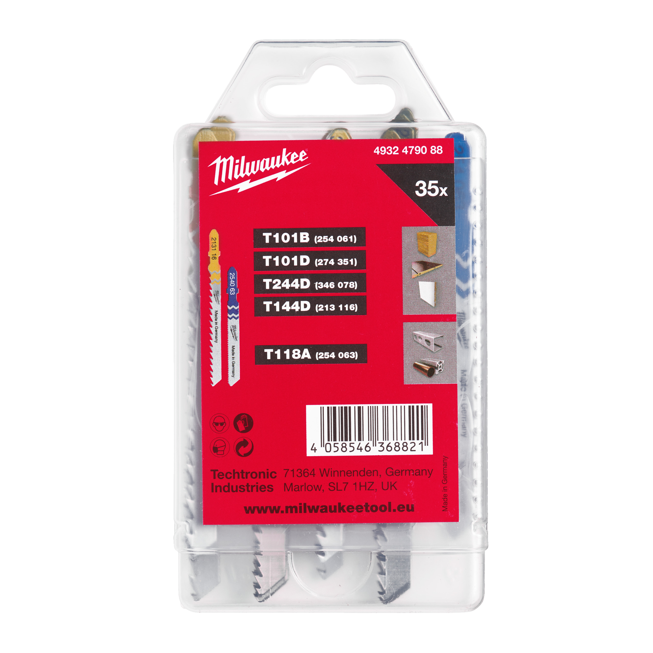 Juego de seguetas de calar (35pcs), ideal para aplicaciones en madera y metal
