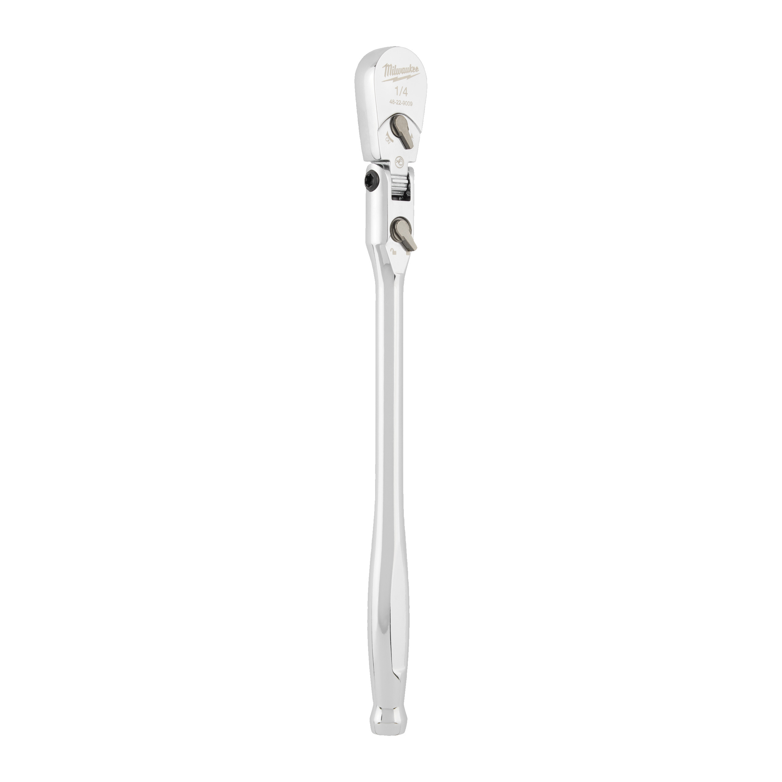 Carraca con cabeza flexible de ¼″ de 230mm
