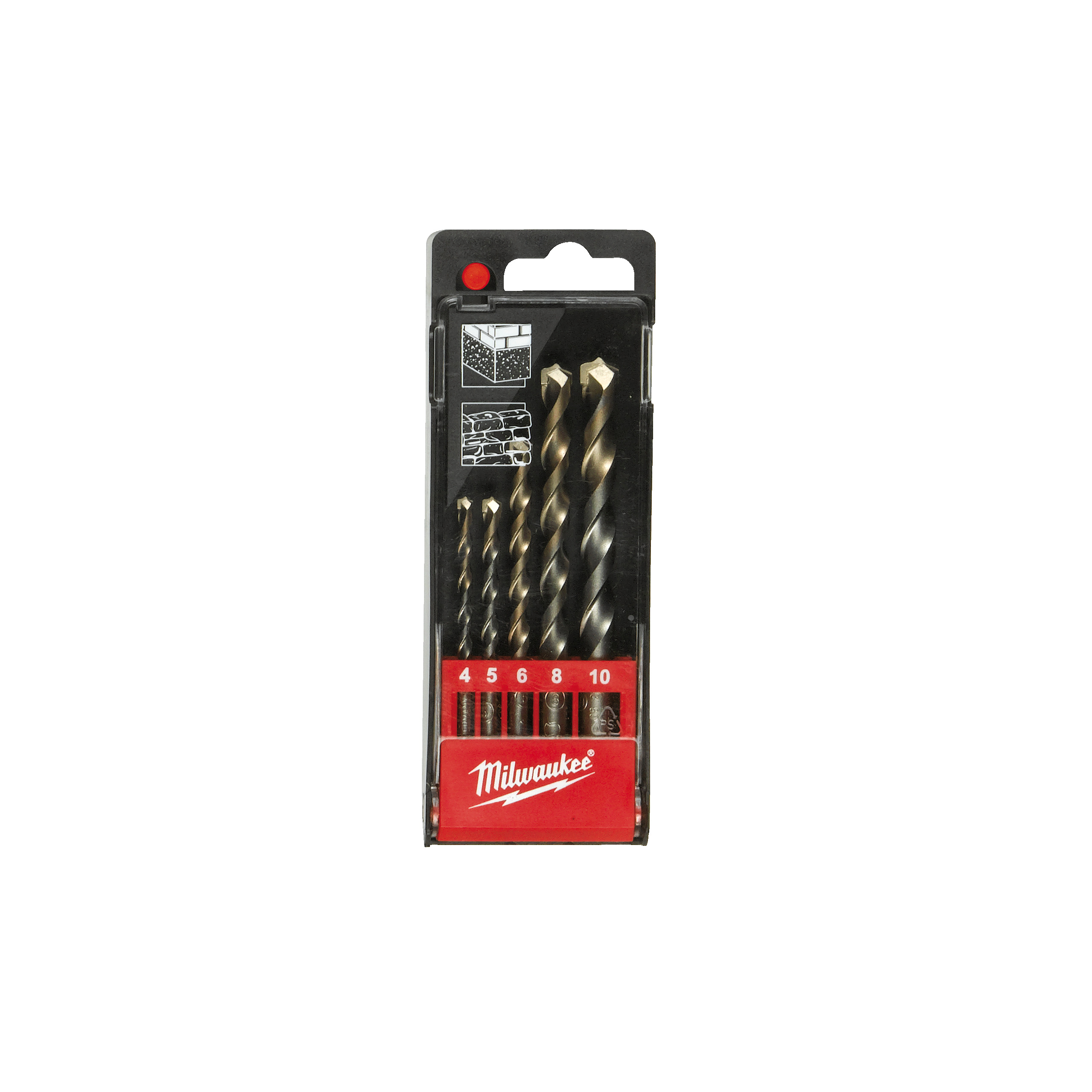 Estuche de 5 brocas para hormigón