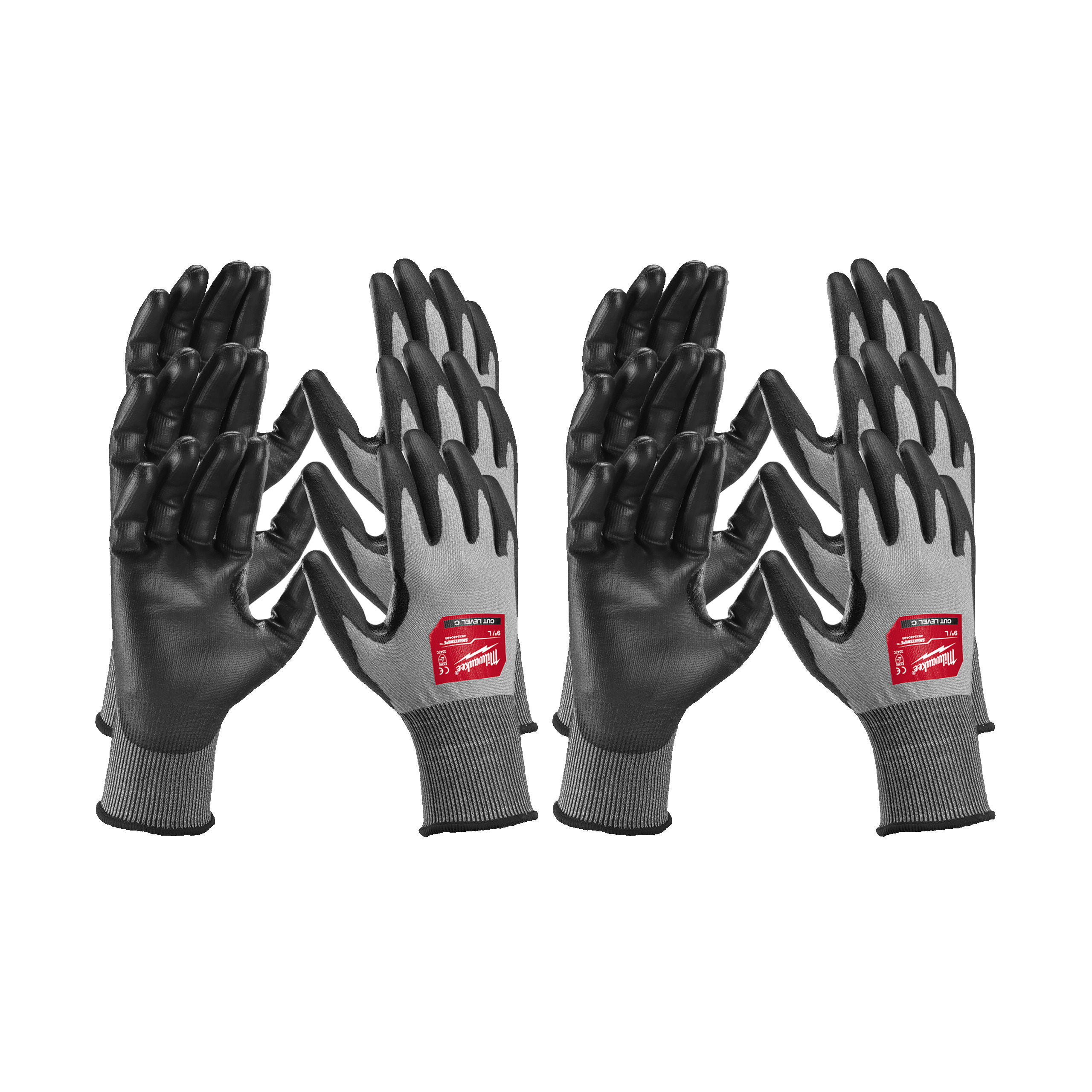 Pack de 12 pares de guantes anticorte de alta destreza Nivel D - XXL/11