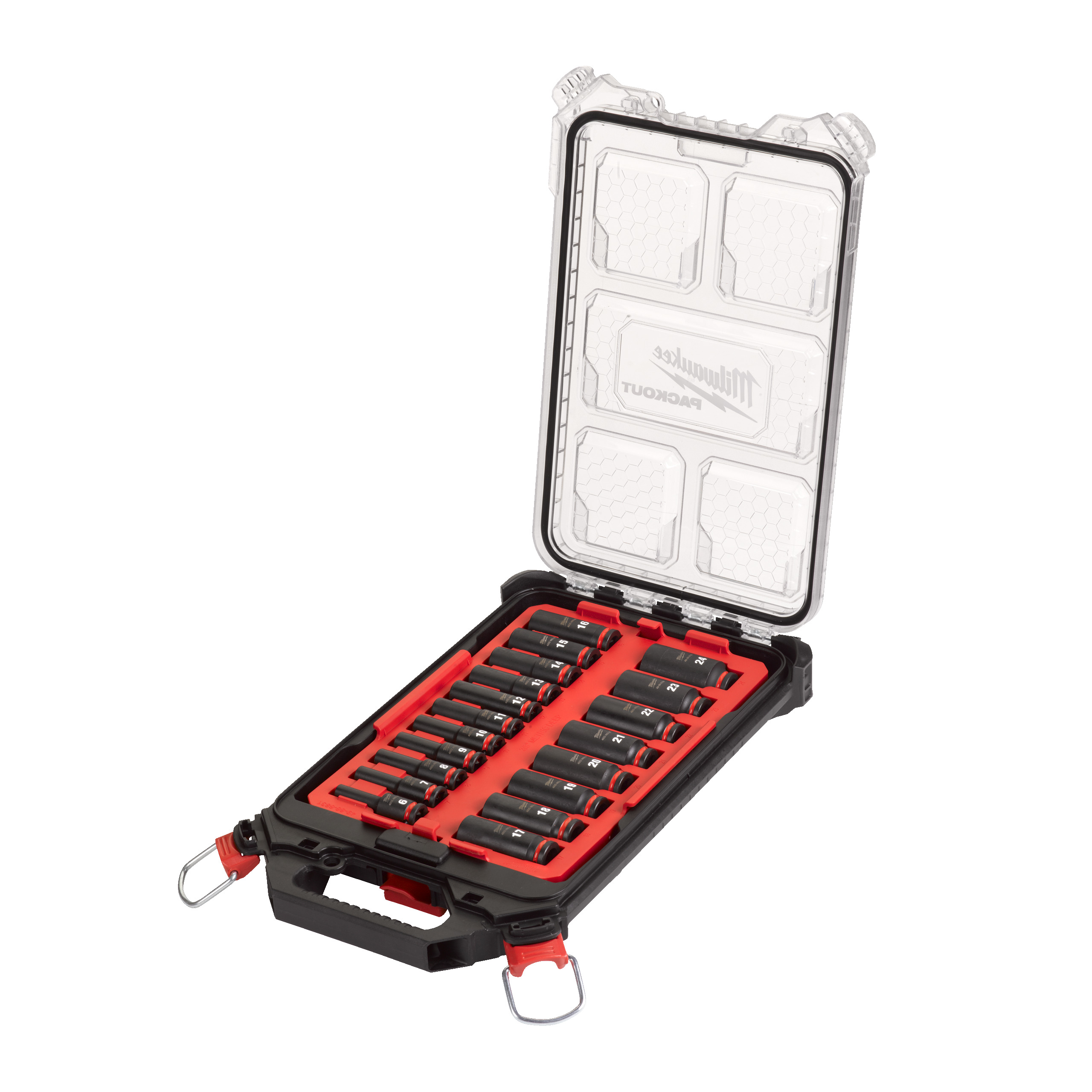 Juego de 19 piezas vasos de impacto de ⅜″ en PACKOUT™