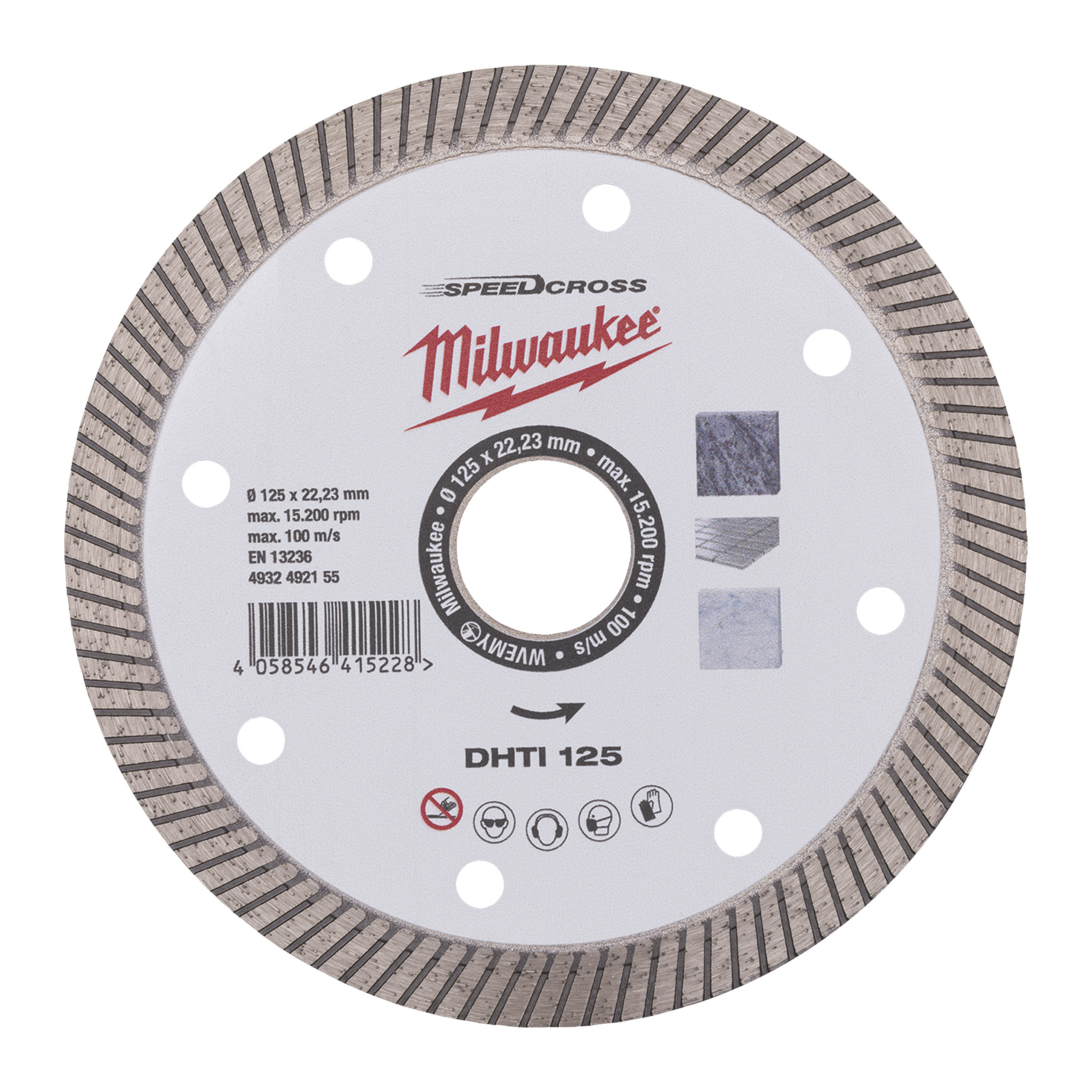 Disco diamante SPEEDCROSS Continuo - DHTi 125mm