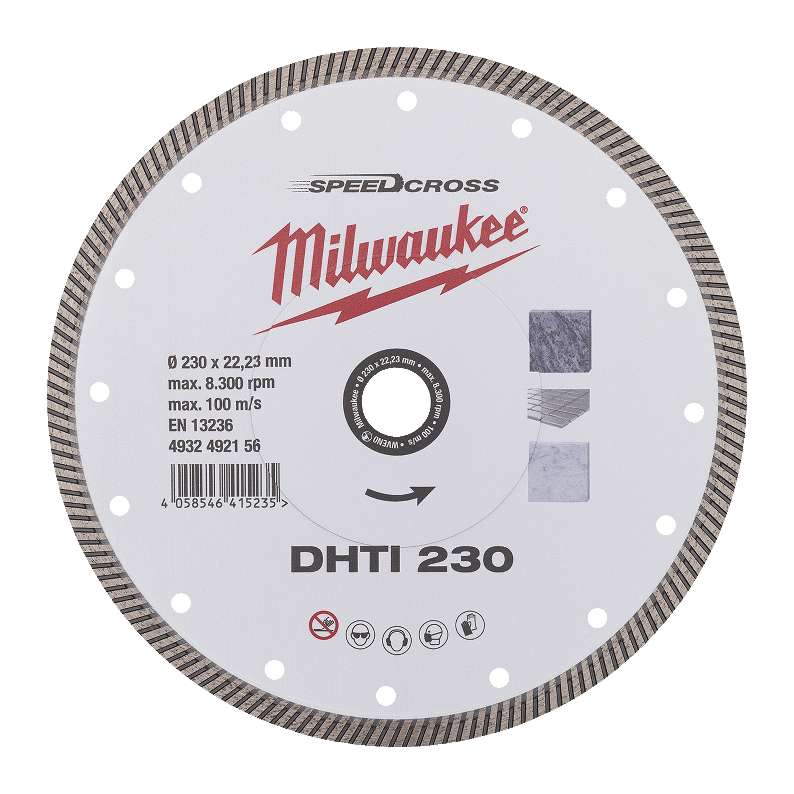 Disco diamante SPEEDCROSS Continuo - DHTi 230mm