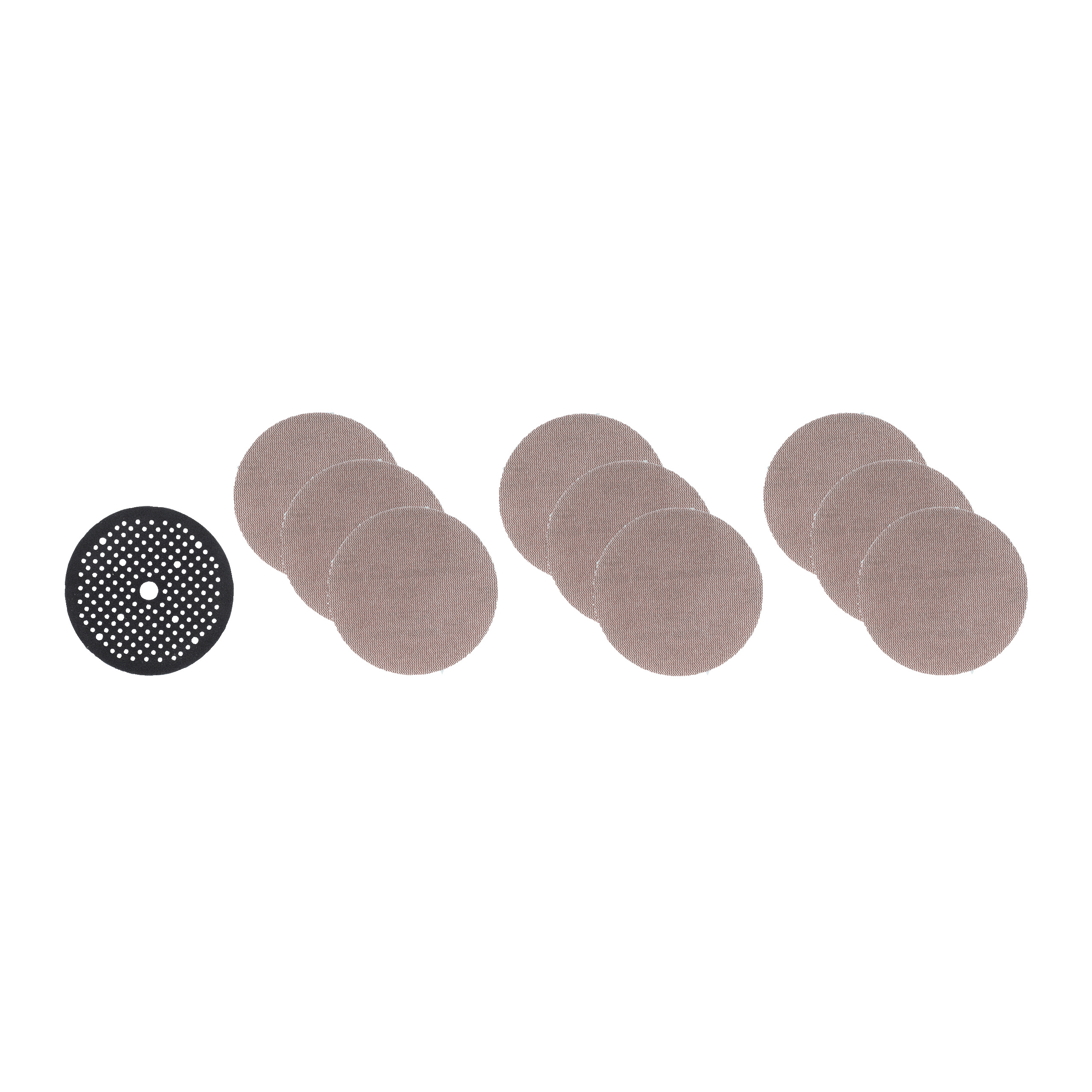 Juego discos malla 150mm y base de lijado