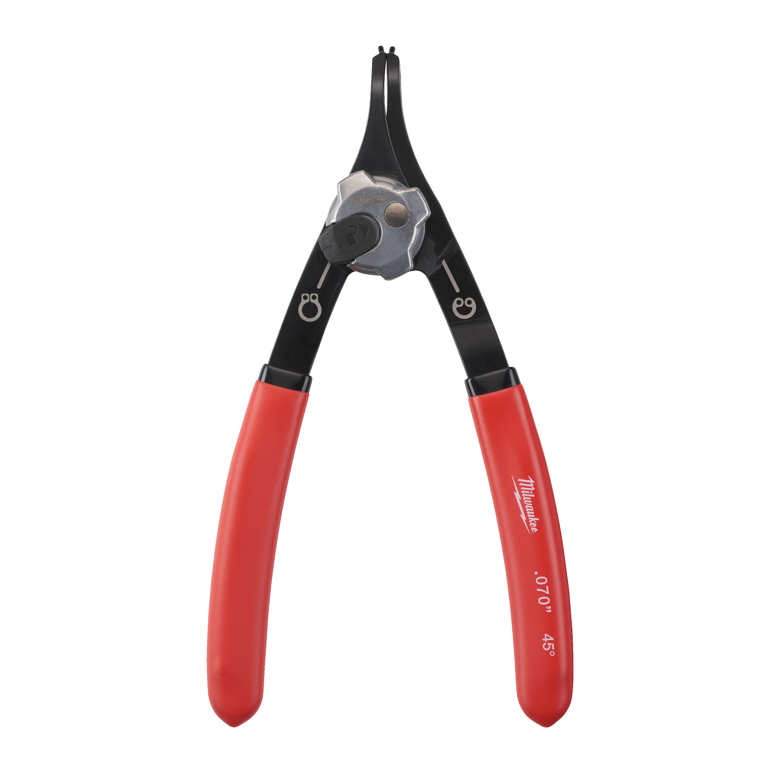 Alicate para circlip grande a 45º