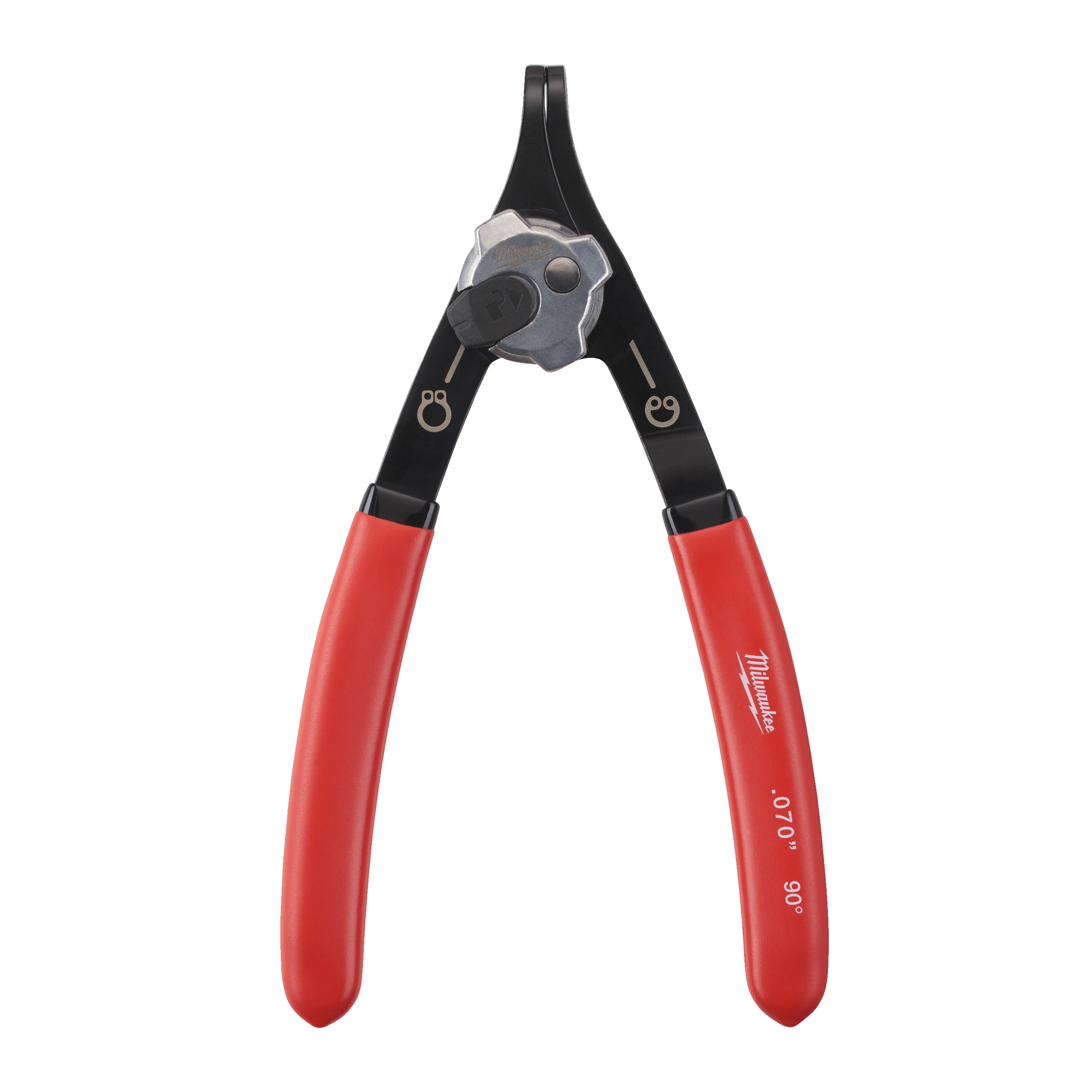 Alicate para circlip grande a 90º