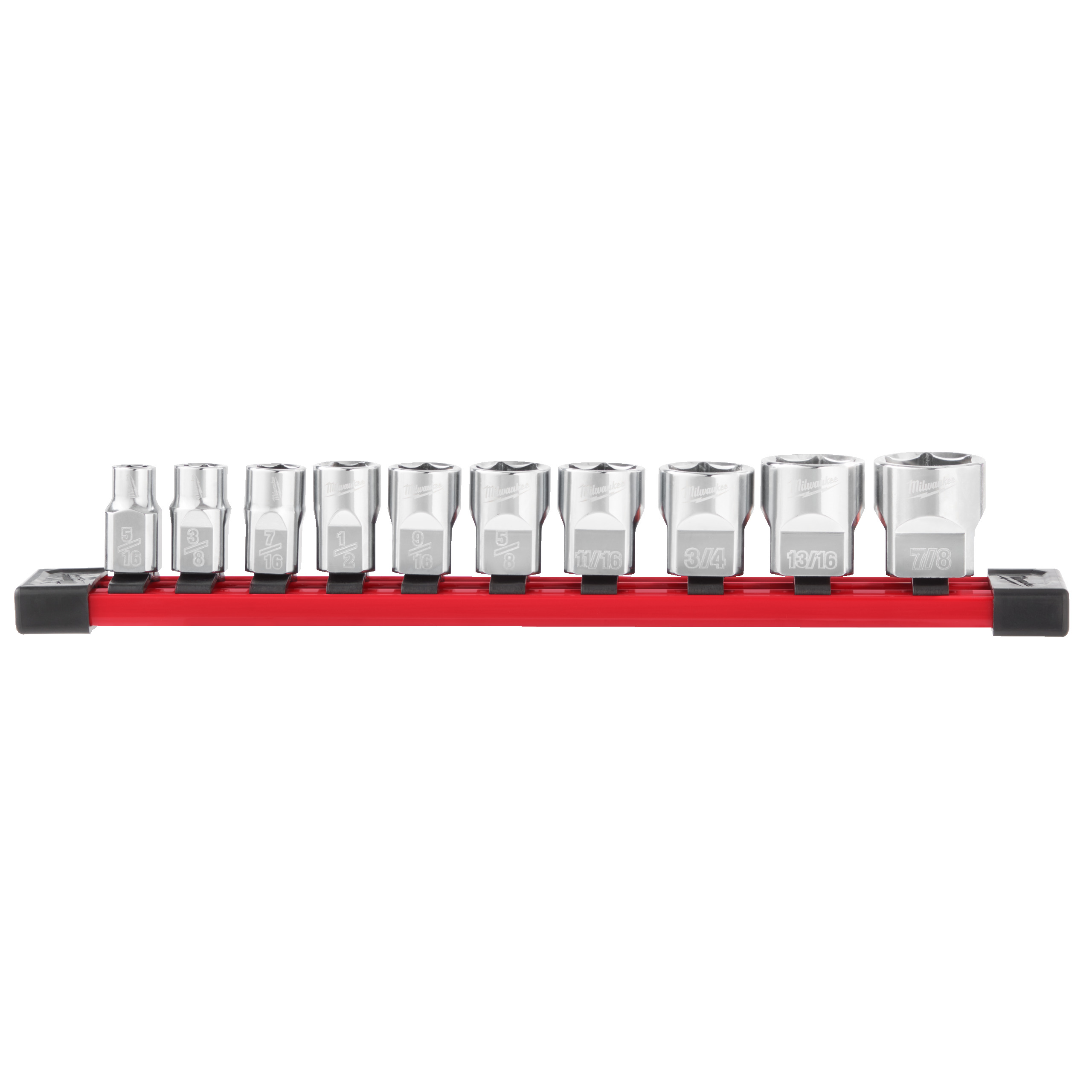 Juego de 10 vasos cortos de ⅜″ - SAE