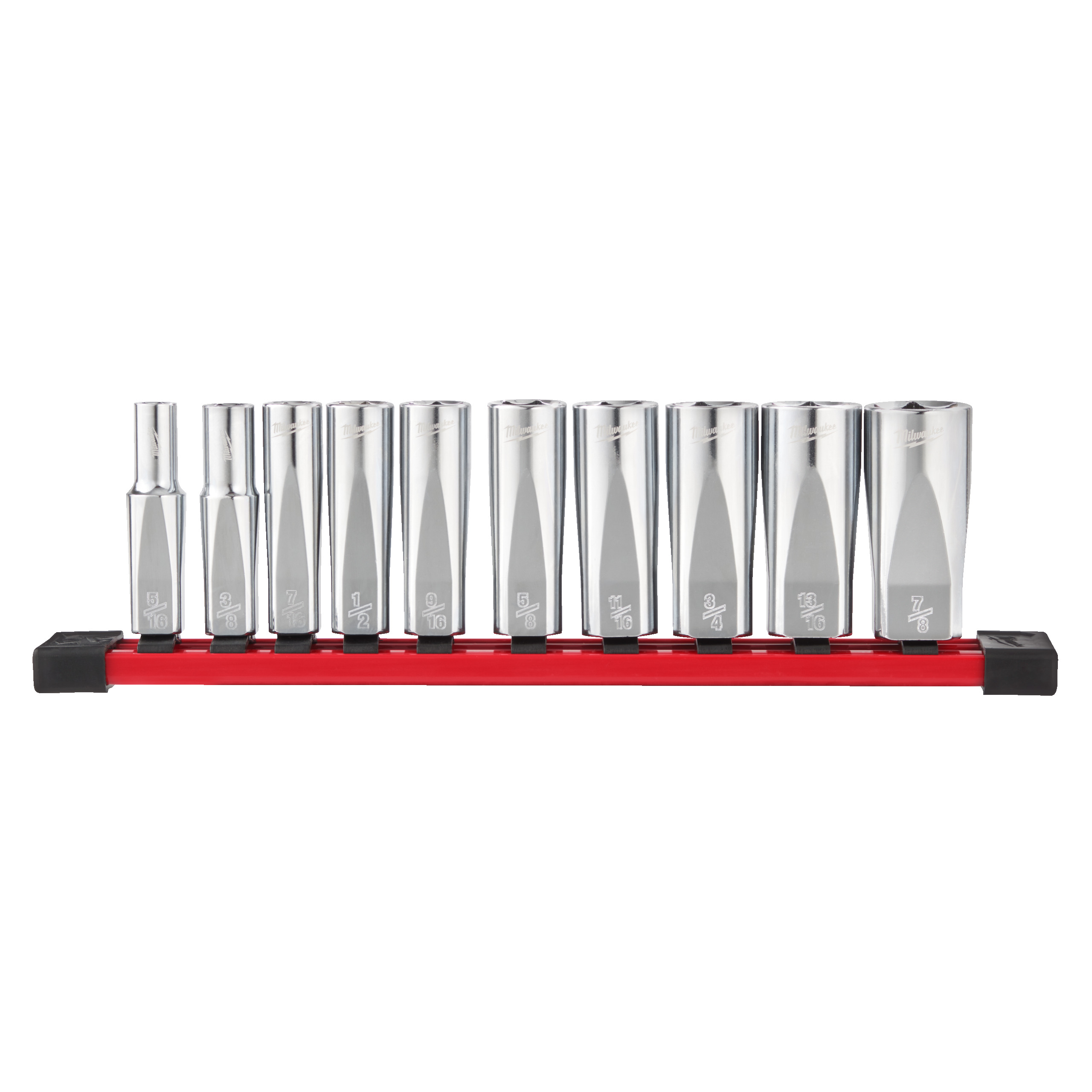 Juego de 10 vasos largos de ⅜″ - SAE
