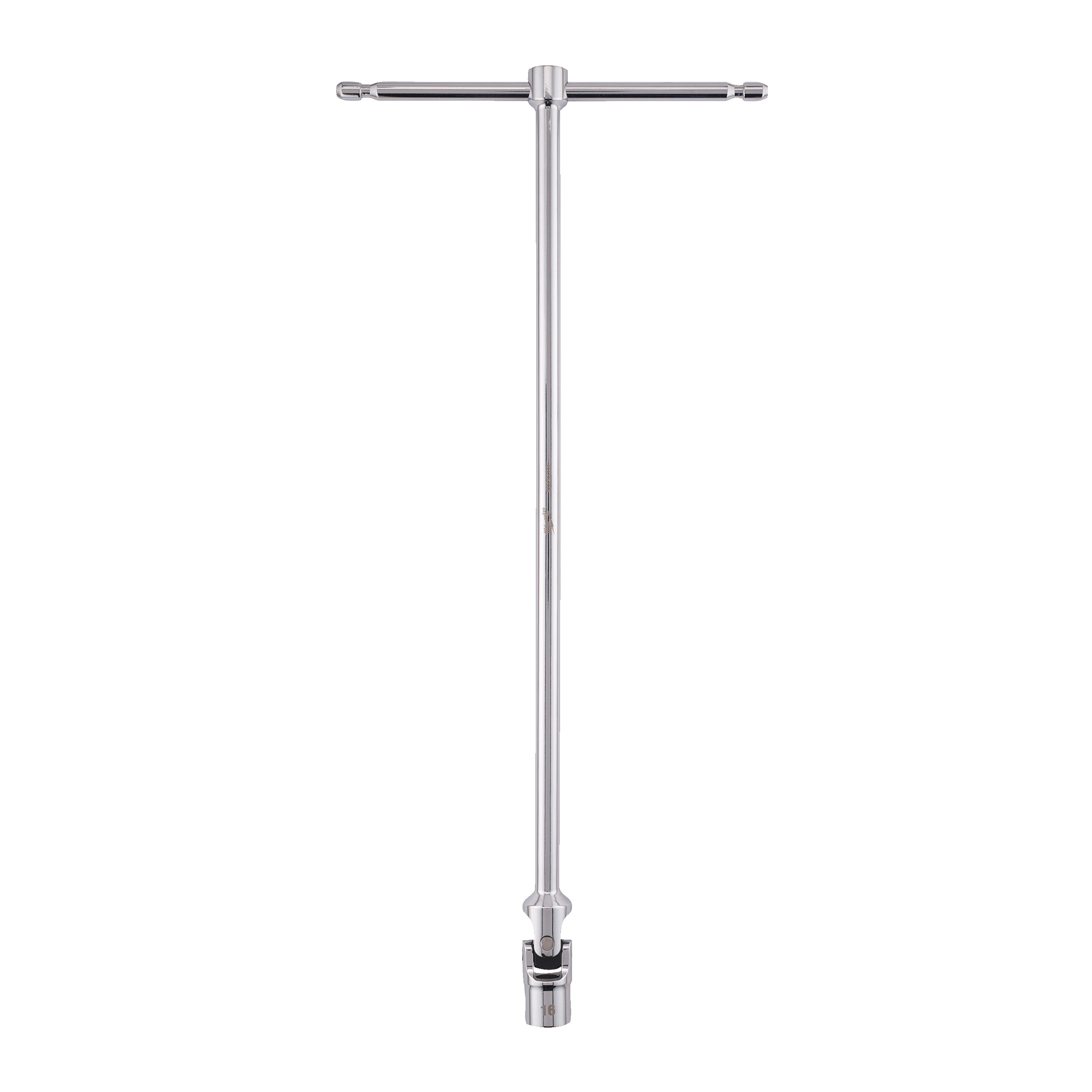 Llave en “T” articulada con vaso hexagonal 16mm
