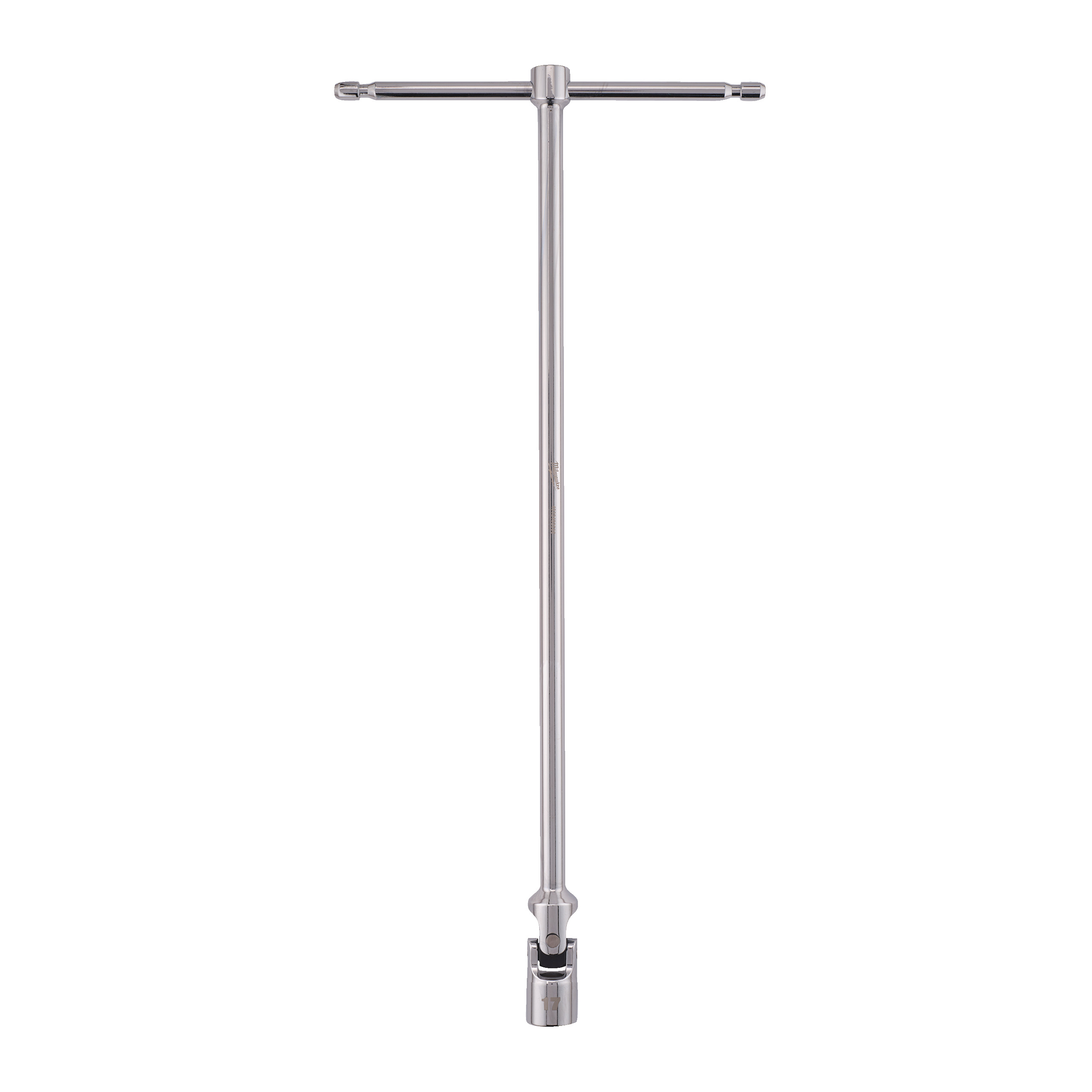 Llave en “T” articulada con vaso hexagonal 17mm