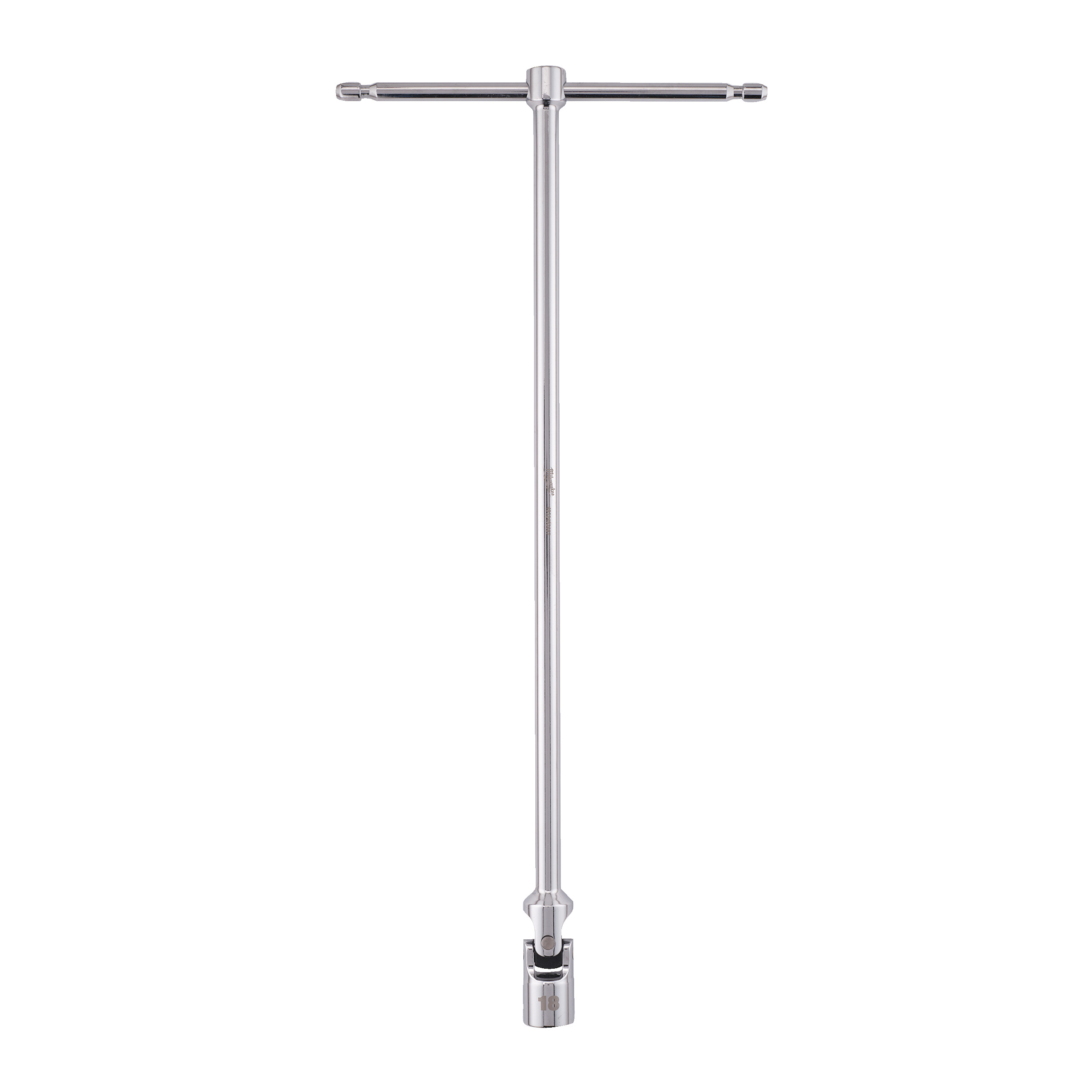 Llave en “T” articulada con vaso hexagonal 18mm