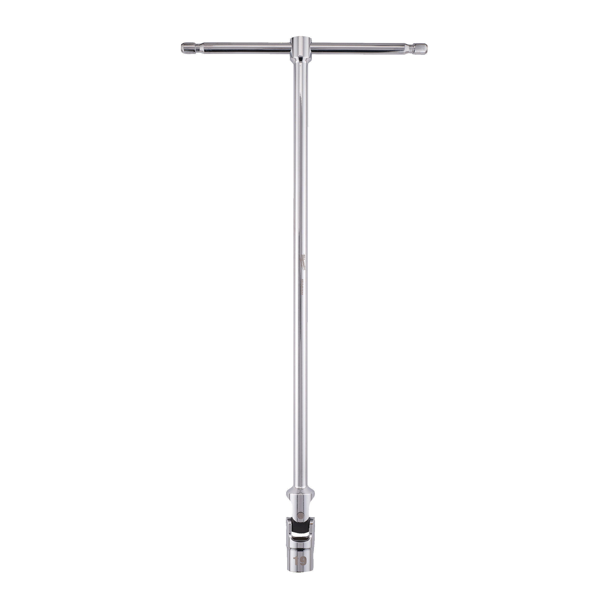 Llave en “T” articulada con vaso hexagonal 19mm