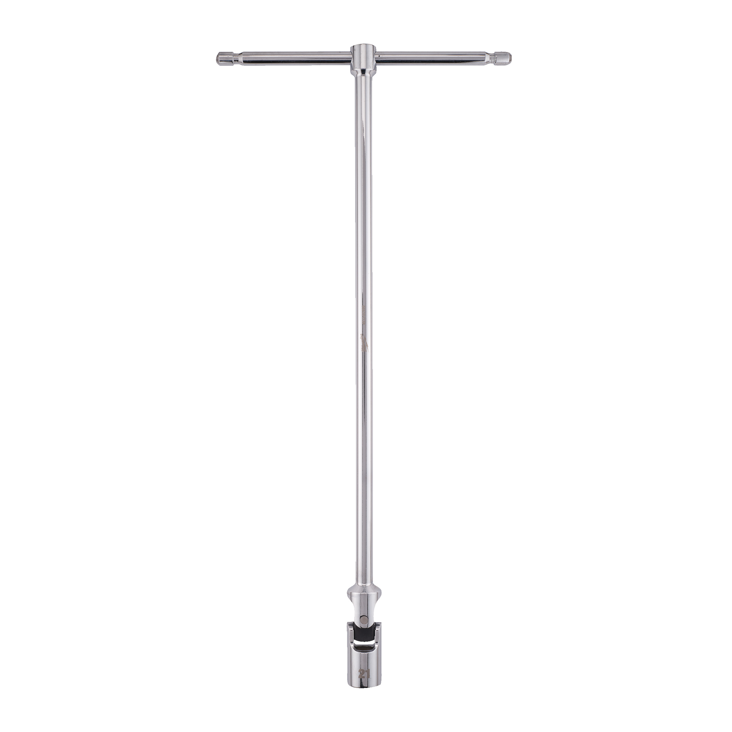 Llave en “T” articulada con vaso hexagonal 21mm