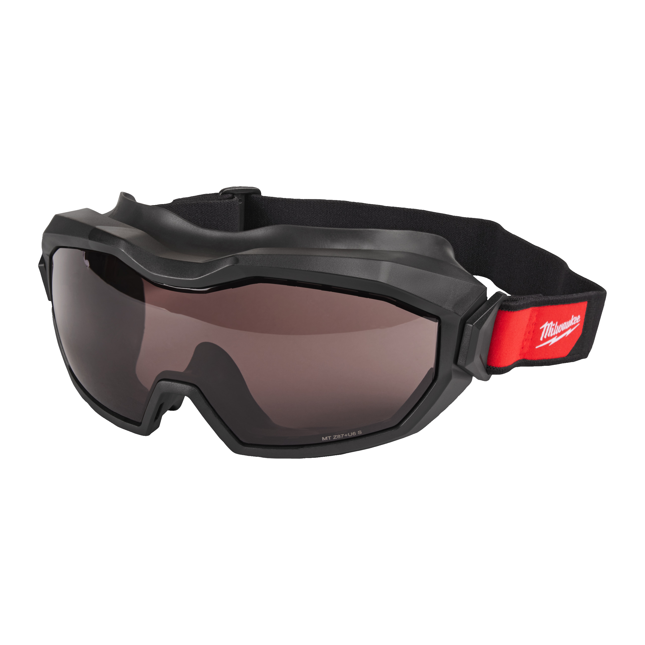 Gafas de seguridad panorámicas de perfil alto oscuras