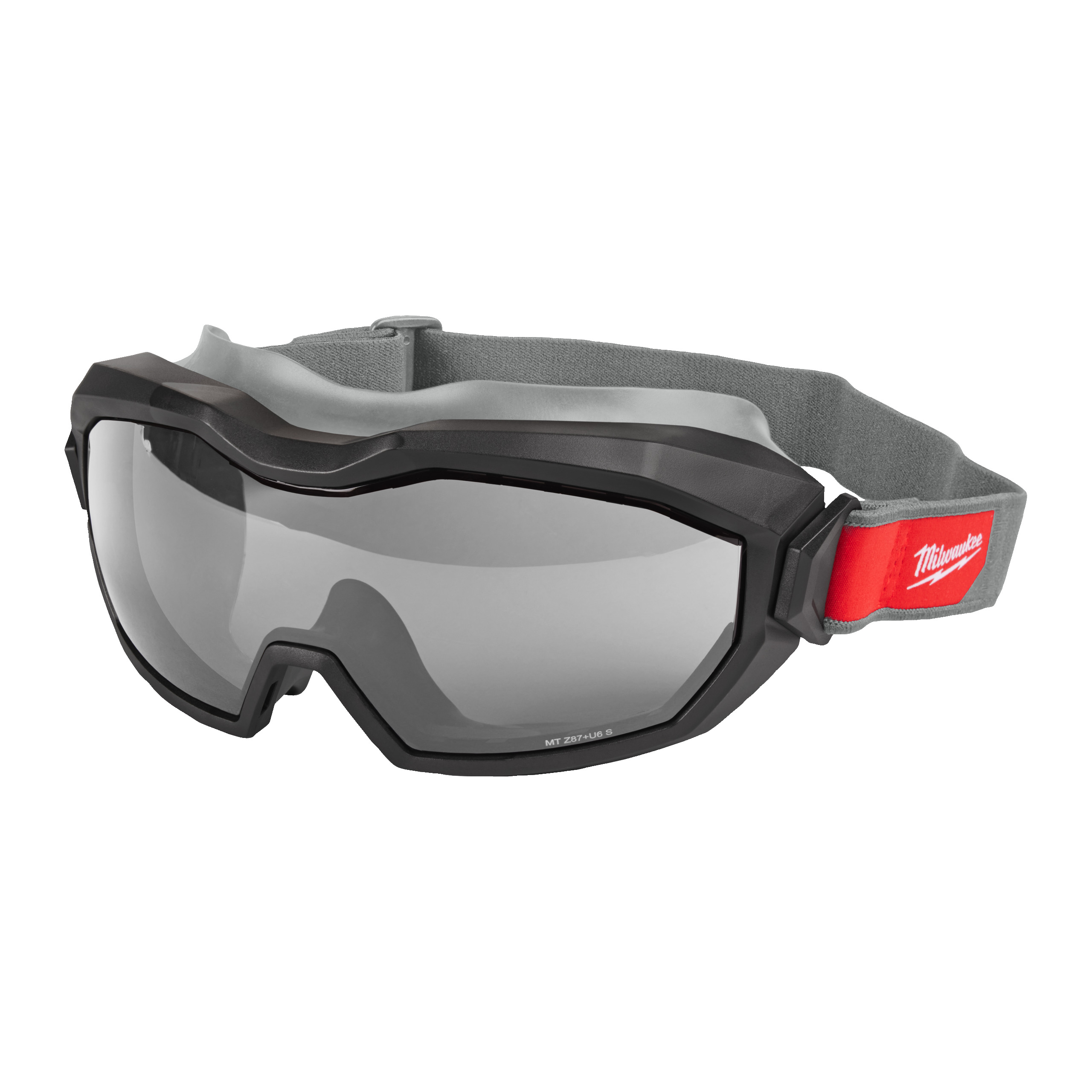 Gafas de protección panorámicas de perfil alto no ventiladas grises