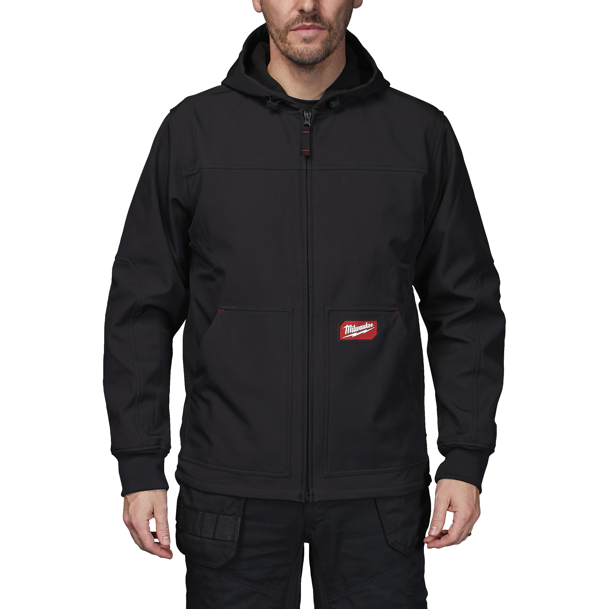 Chaqueta con capucha FREEFLEX™ Softshell Negra