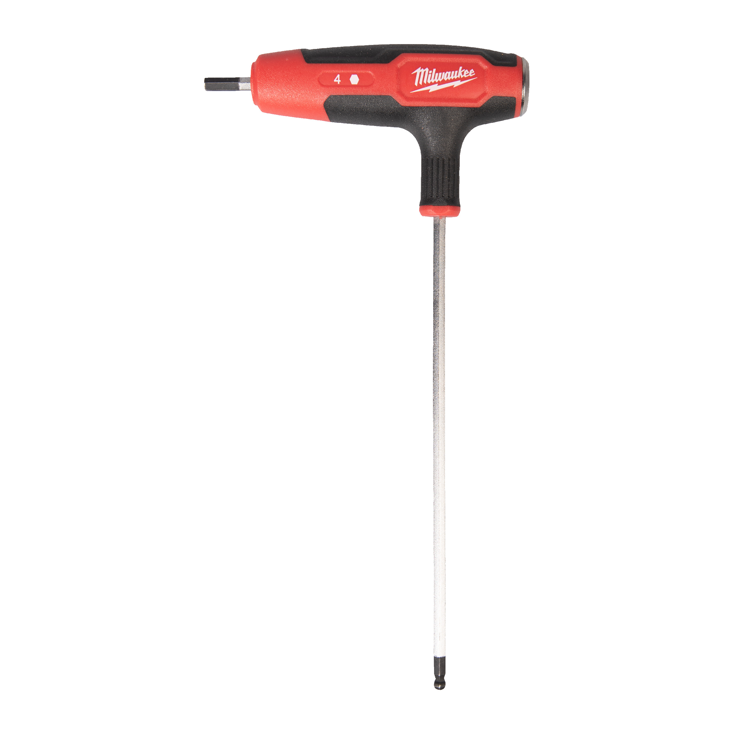 Llave en T macho con mango hex. 4mm