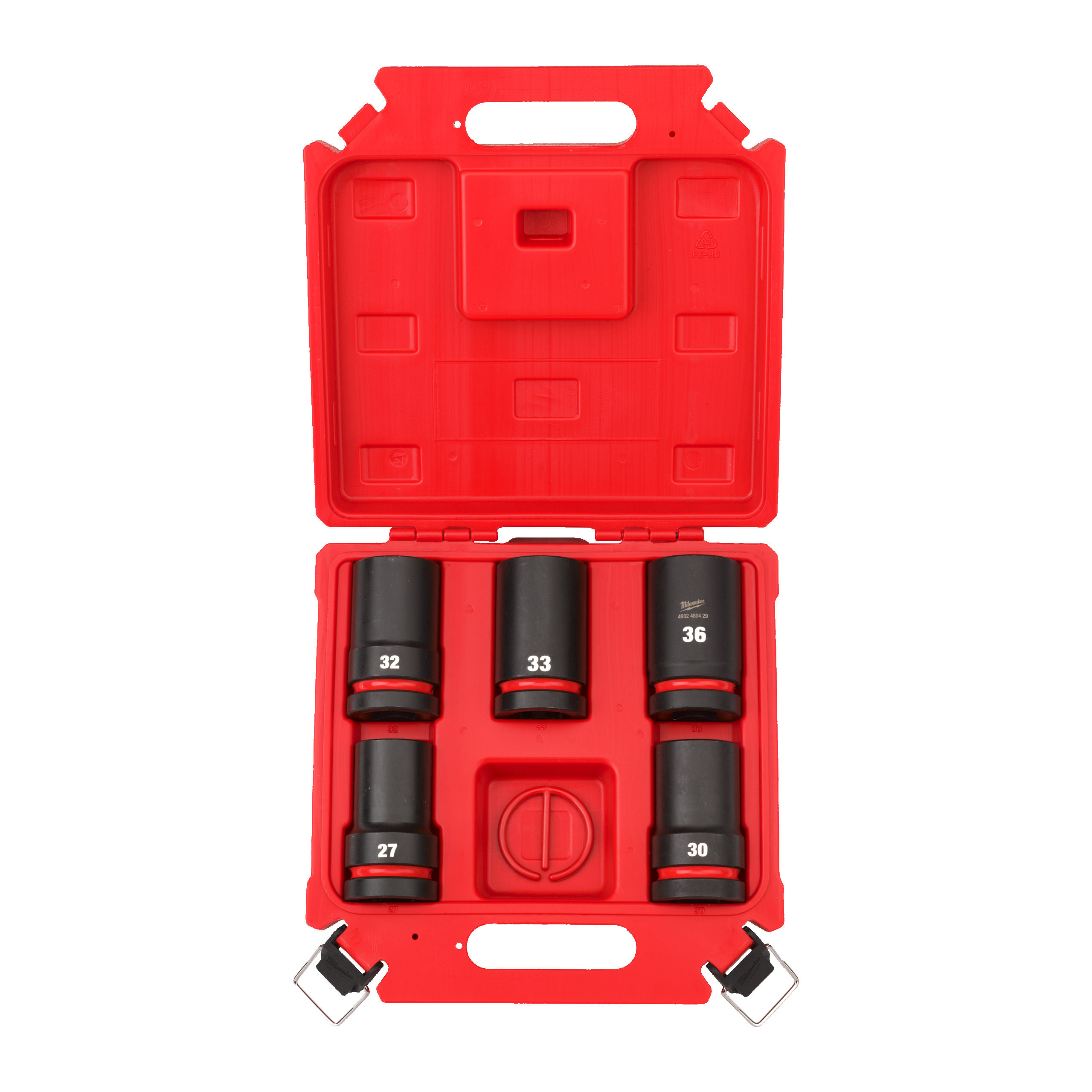 Juego de 5 vasos de impacto largos de 1˝ en maleta
