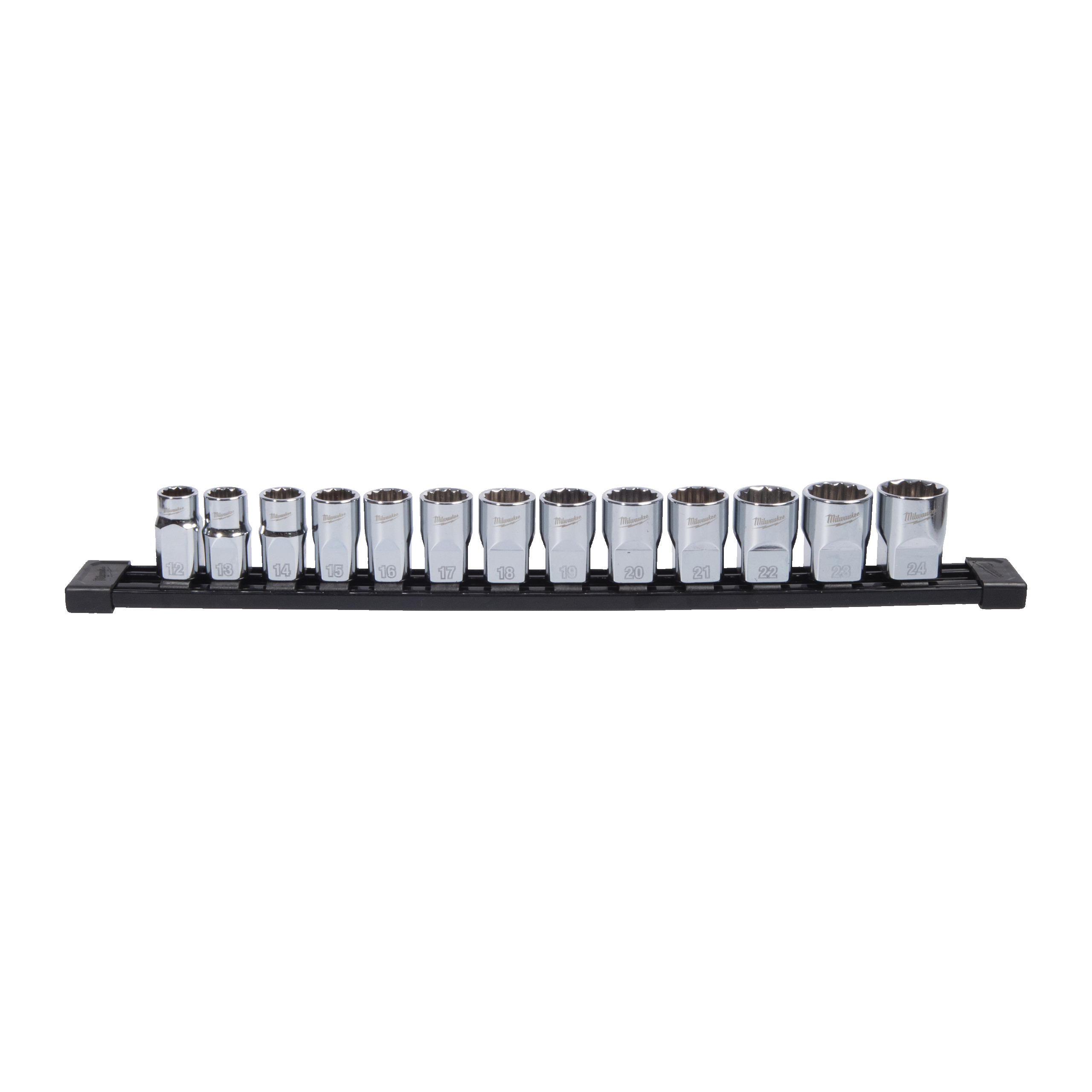 Juego de 13 vasos cortos de ½″ de 12 caras