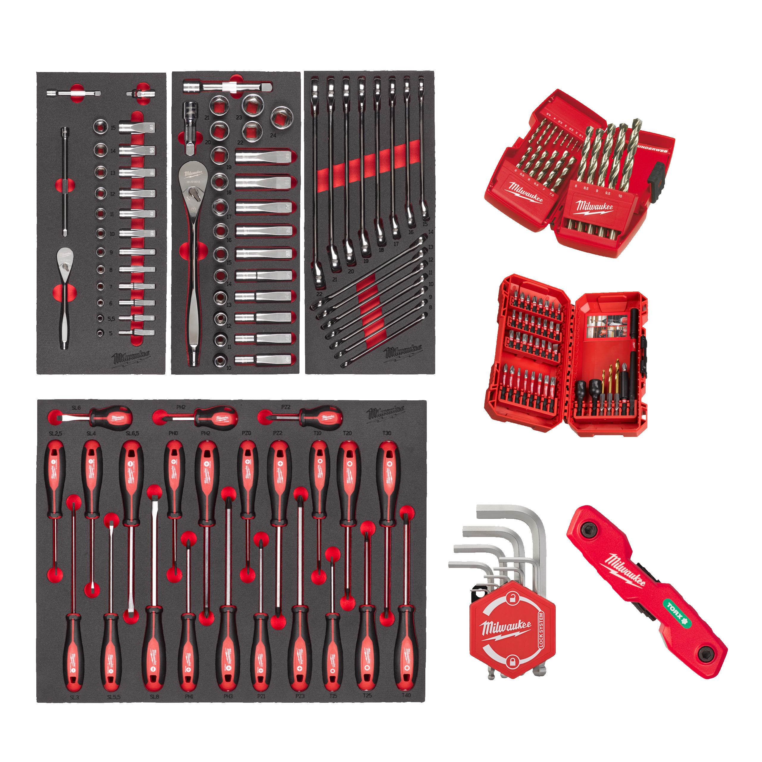 Conjunto universal de espumas 170pcs