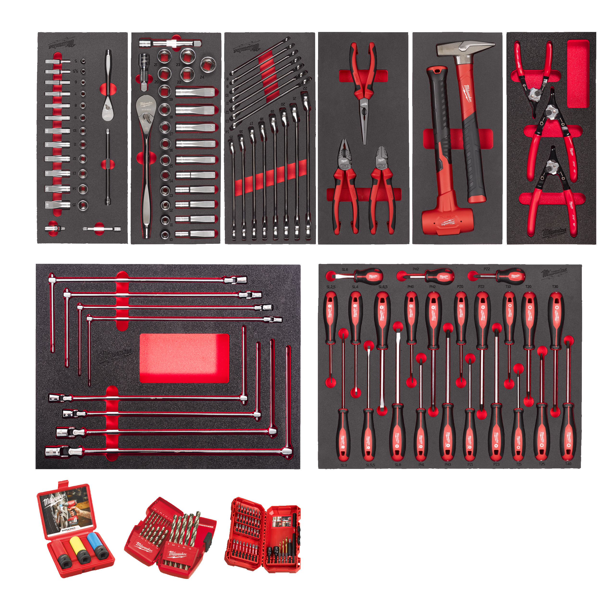 Conjunto automoción de espumas 172pcs
