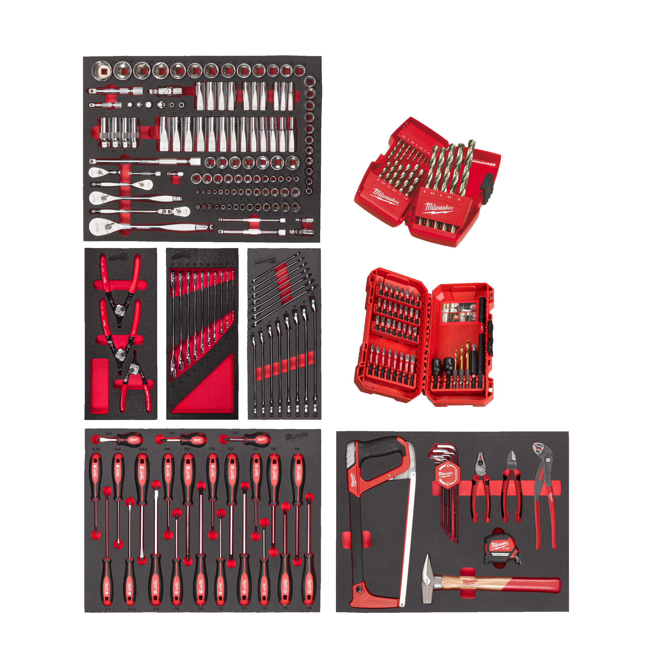 Conjunto industria de espumas 244pcs