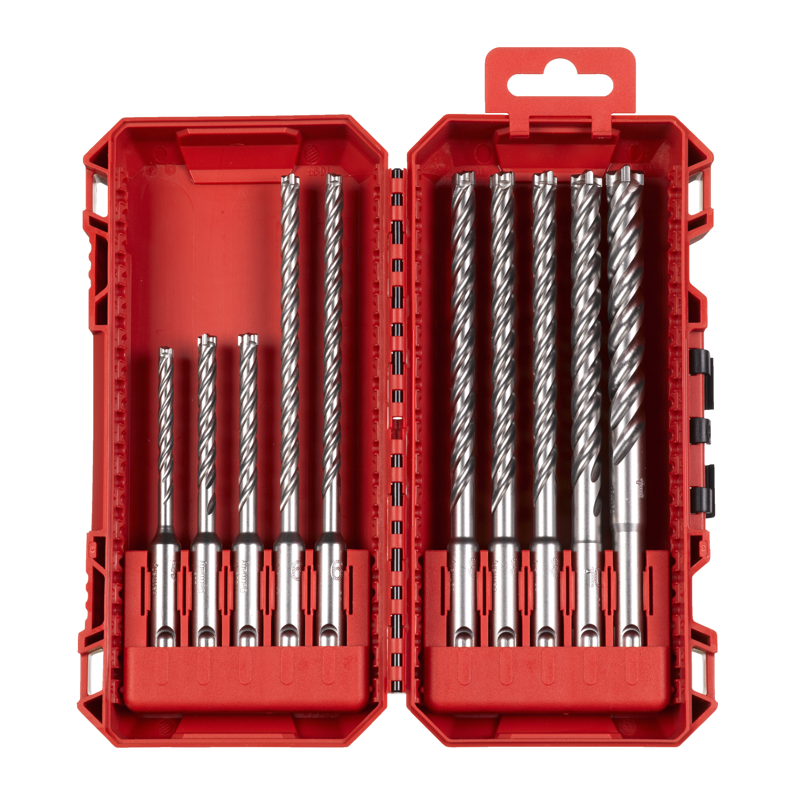 Estuche de 10 brocas SDS-Plus MX4™