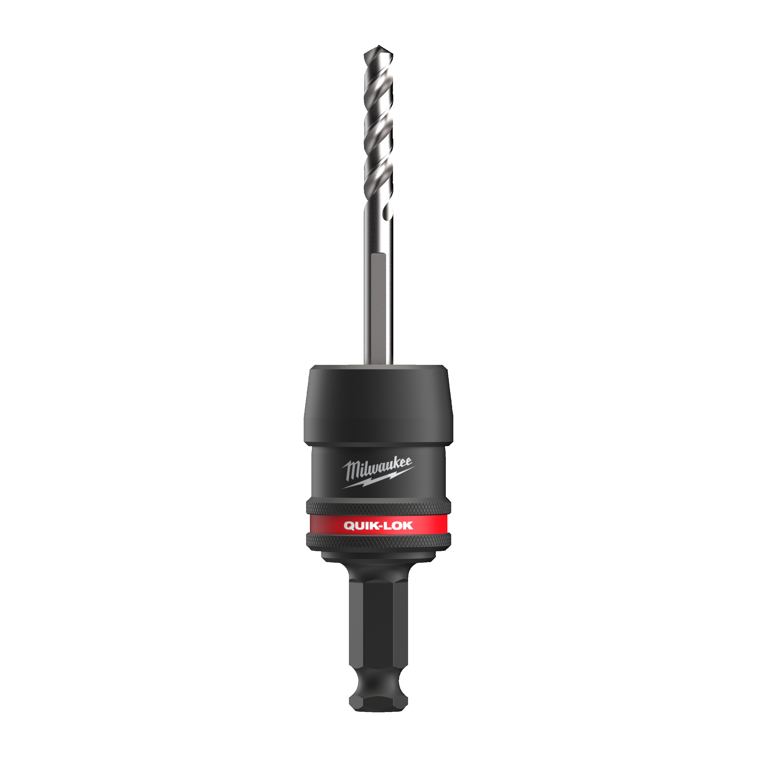 Husillo rápido QUIK-LOK™7/16″/ 11mm Hex. Suministrado con broca piloto, adaptador S, adaptador XL y llave hex. ⅛″