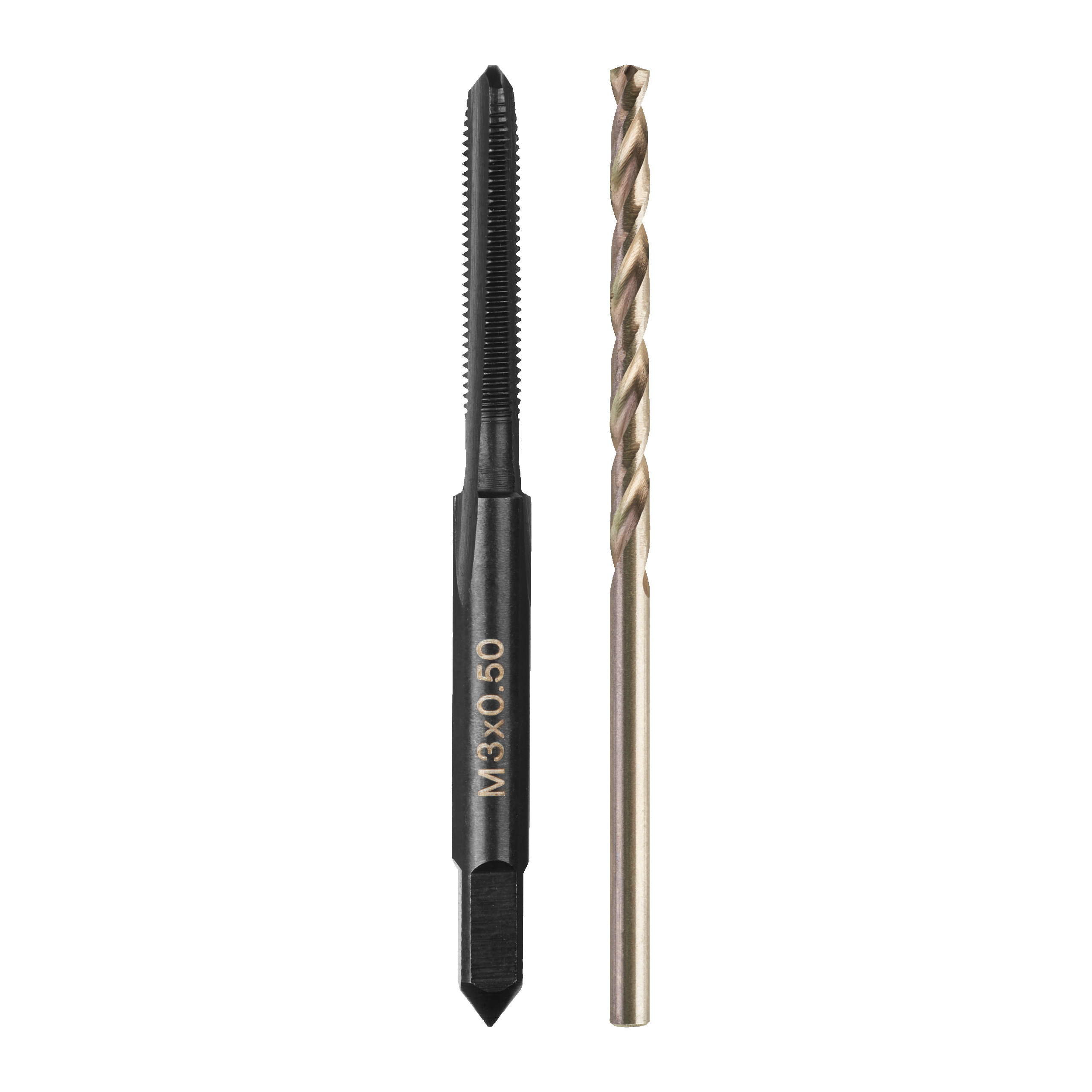 Juego de macho de roscar M3x0,5mm y broca de 2,5mm