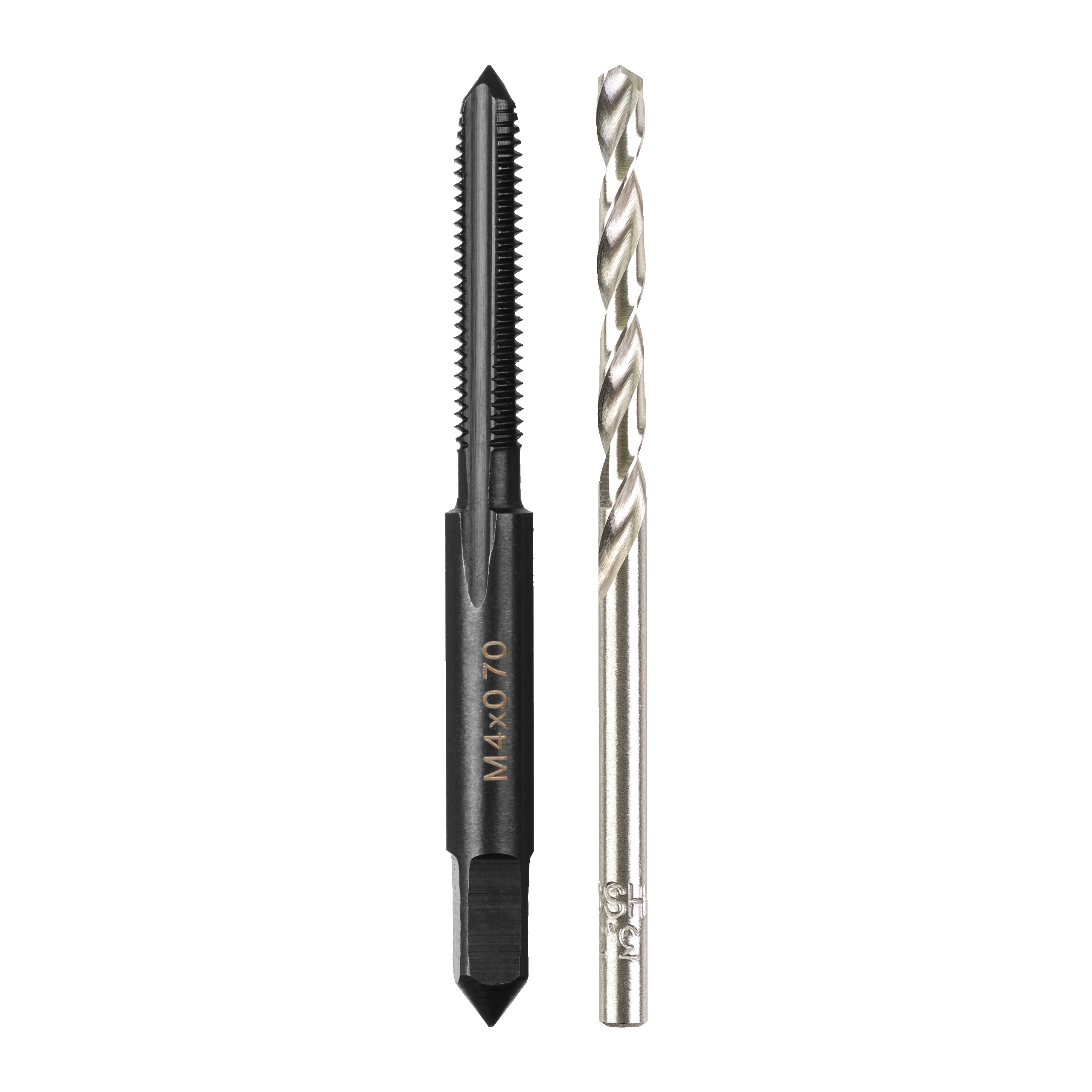 Juego de macho de roscar M4x0,7mm y broca de 3,3mm