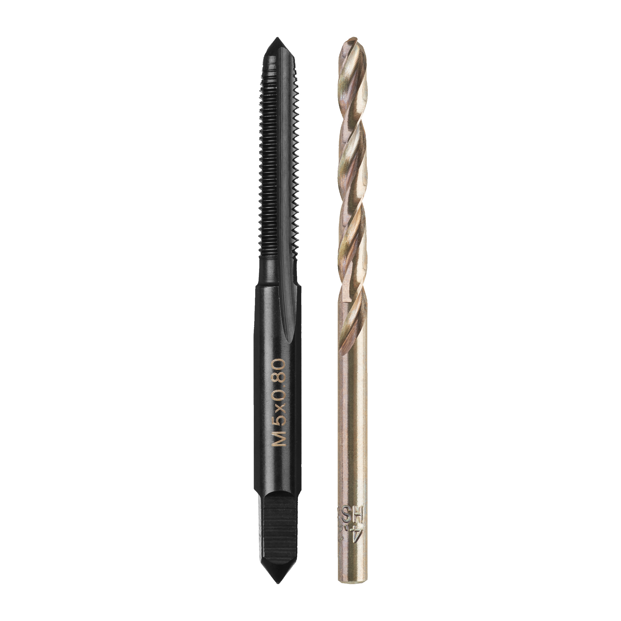 Juego de macho de roscar M5x0,8mm y broca de 4,2mm