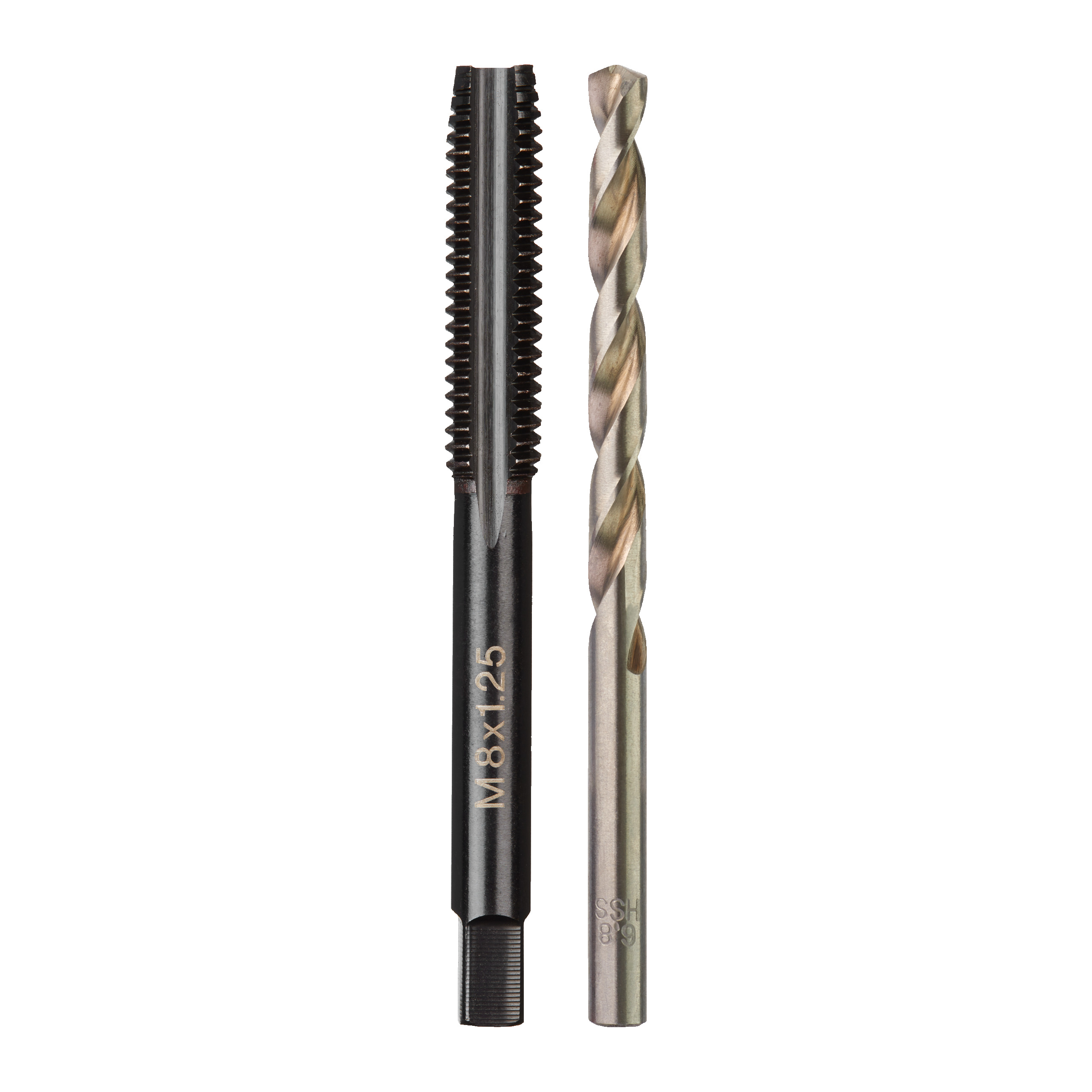 Juego de macho de roscar M8x1,25mm y broca de 7mm