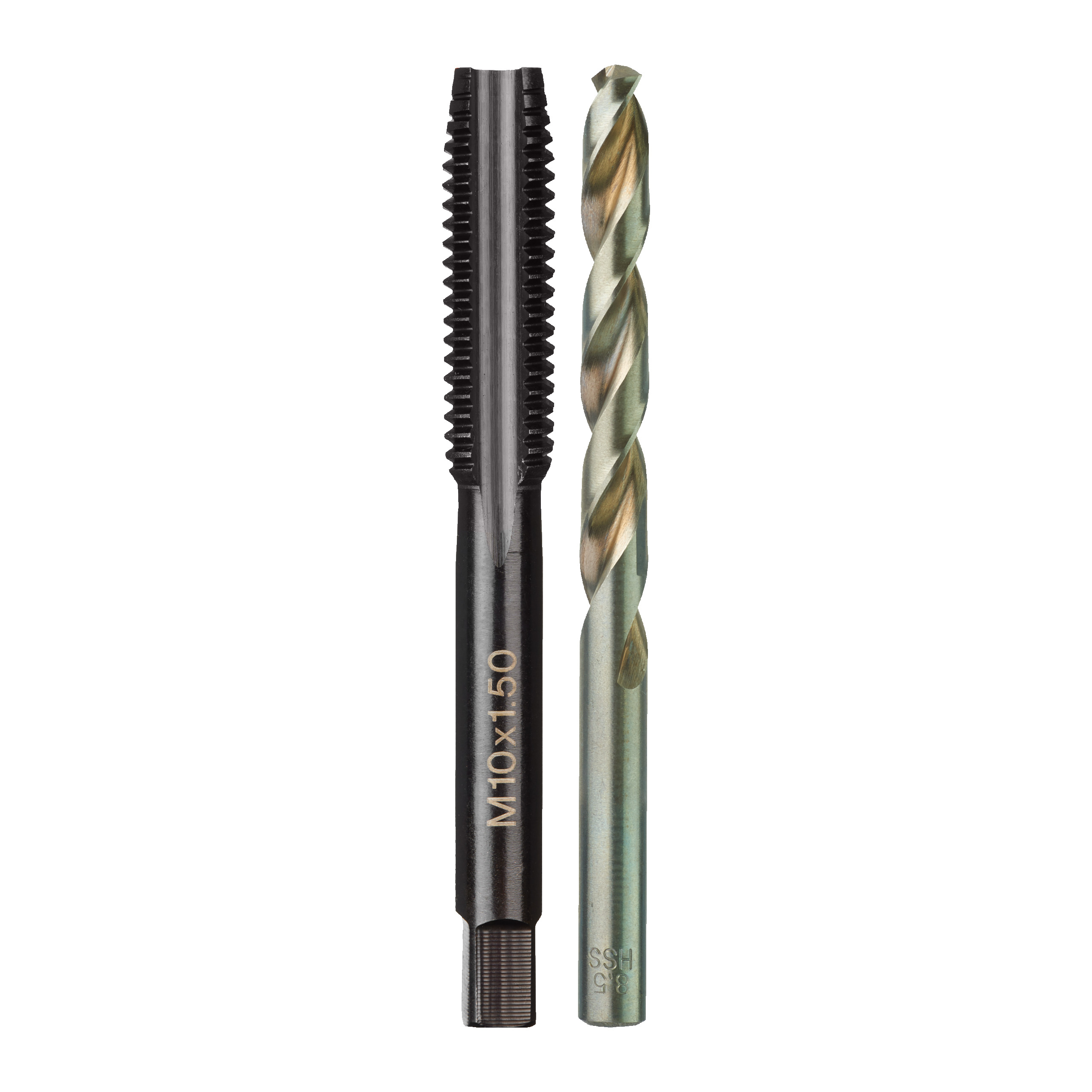 Juego de macho de roscar M10x1,5mm y broca de 8,5mm